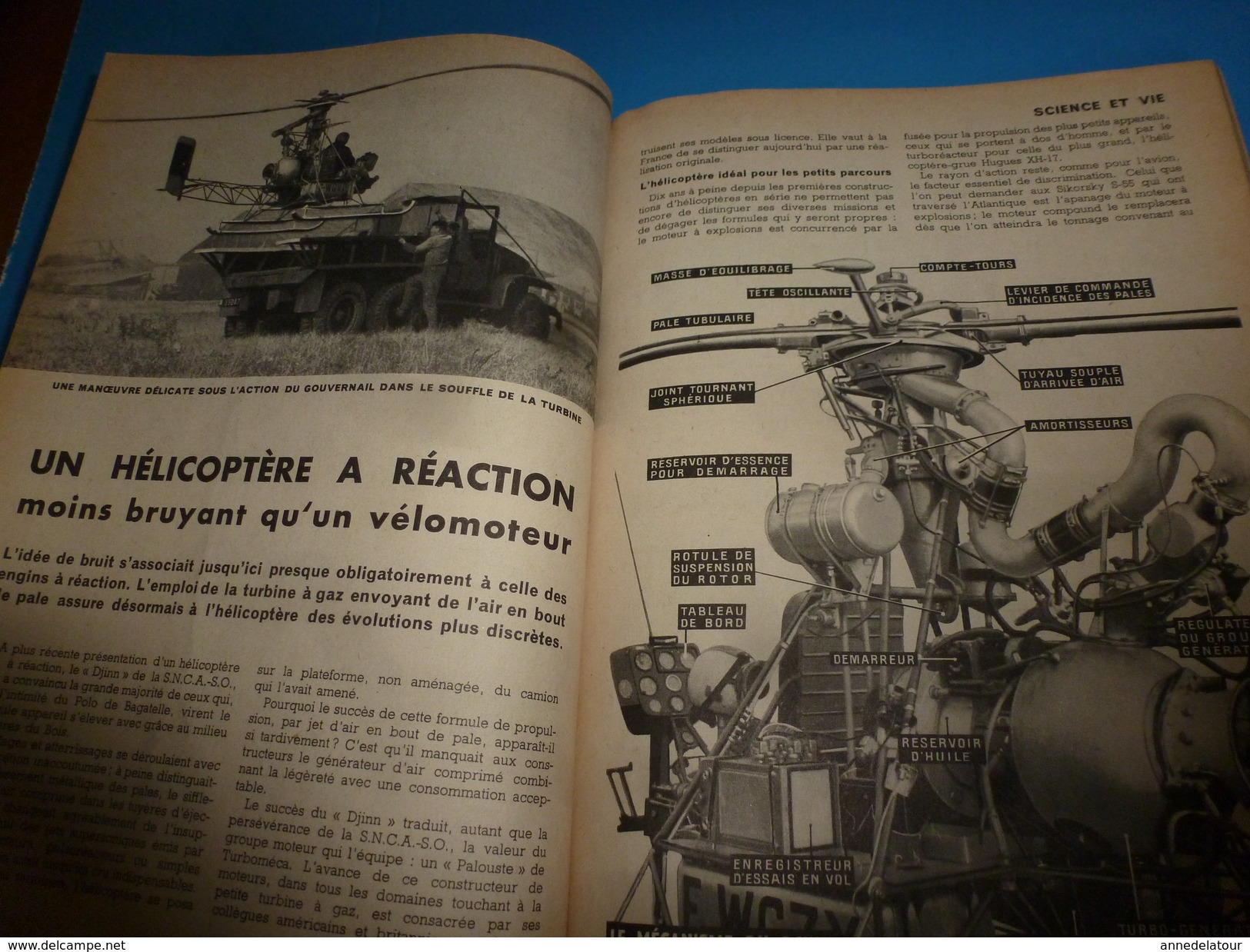 1954 SCIENCE Et VIE  N° 437--> Le Travail Qui Guérit ; Les Danseurs Masqués De La Grotte D' Addaura ; Etc - Ciencia