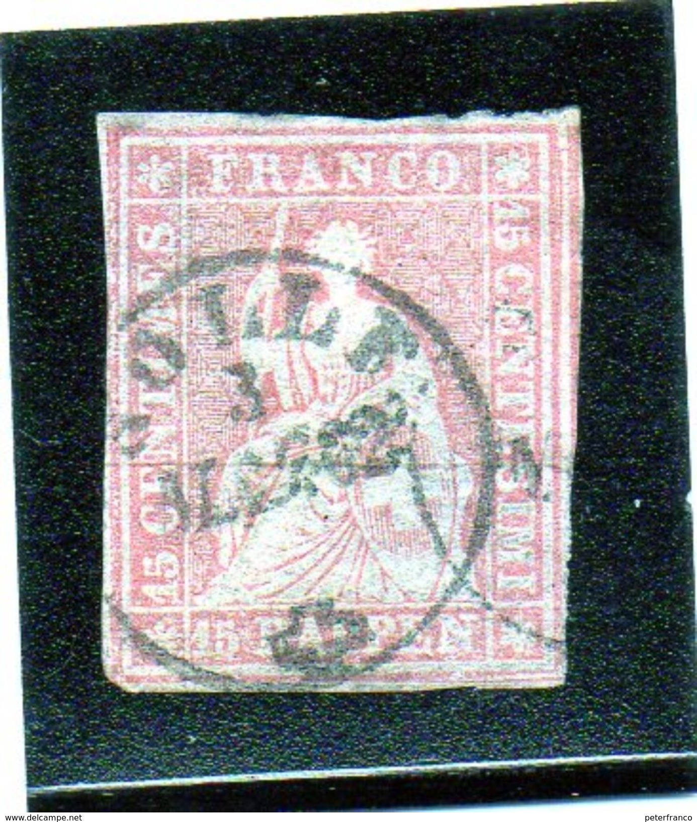 B - 1854 Svizzera - Elvezia Seduta - Used Stamps