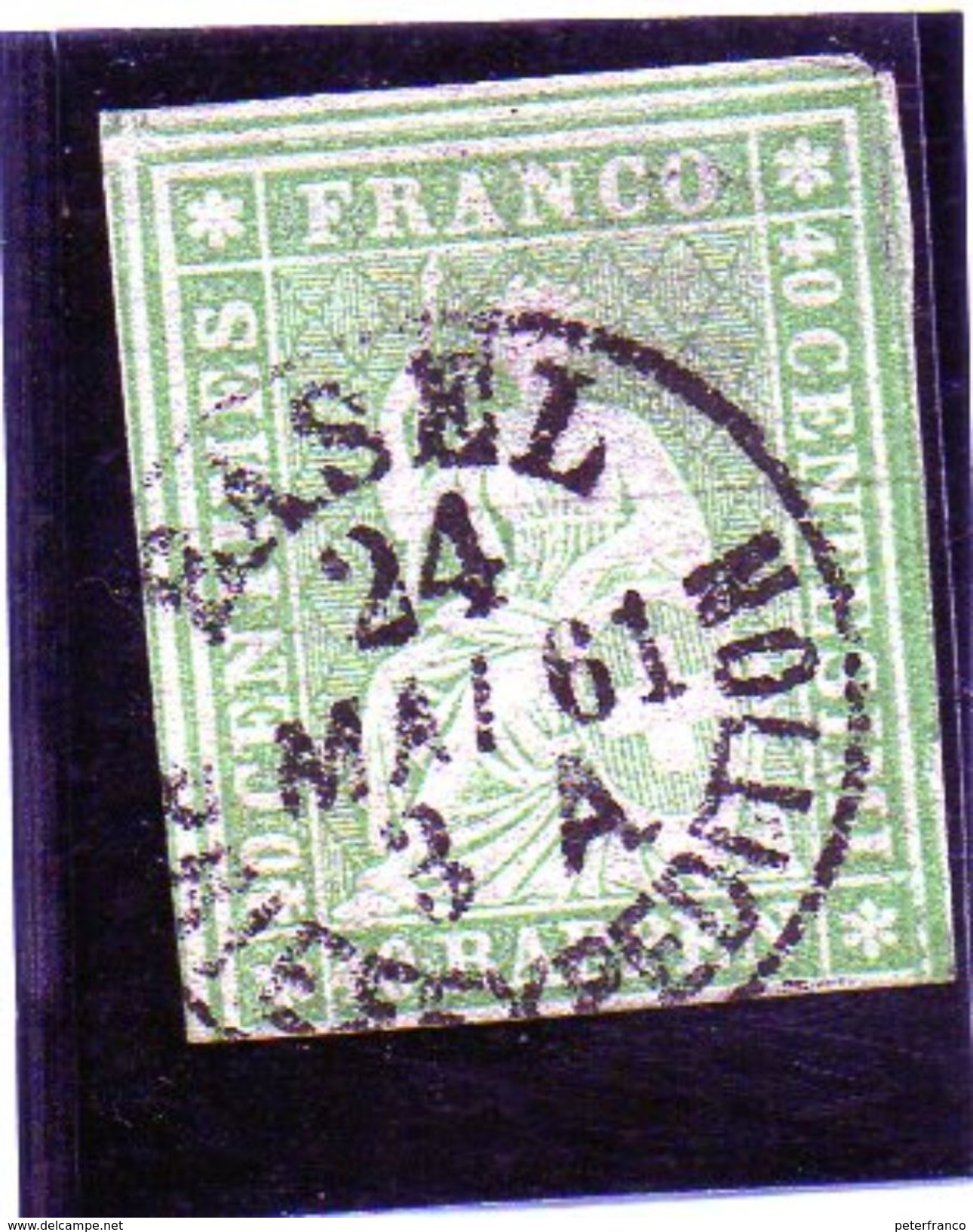 B - 1854 Svizzera - Elvezia Seduta - Used Stamps