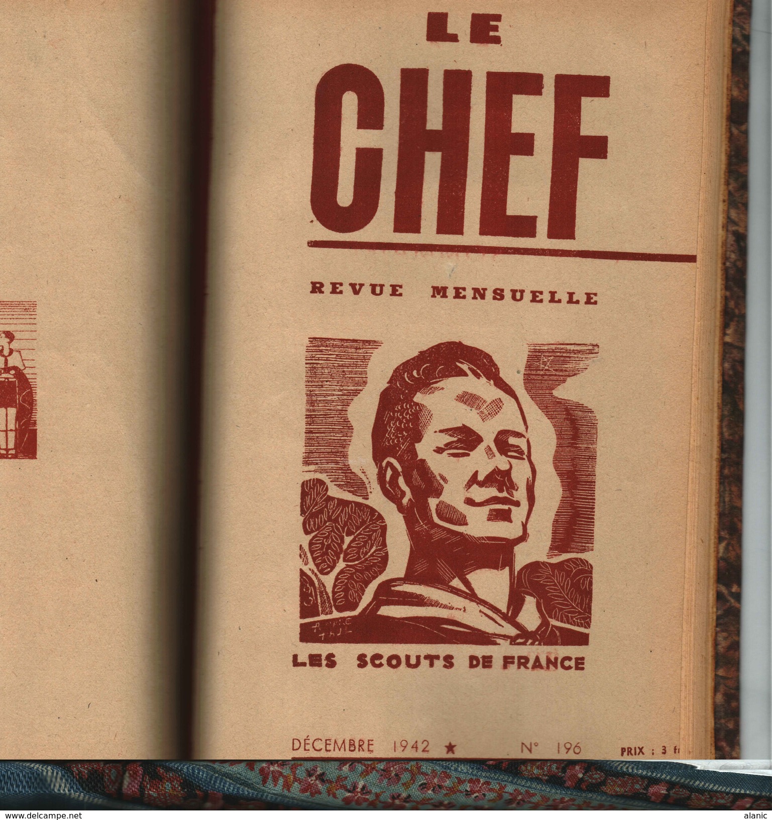 SCOUTISME-"LE CHEF"//Revue Des Chefs & Des Educateurs //Année Complète 1942--Relié TBE - 1900 - 1949