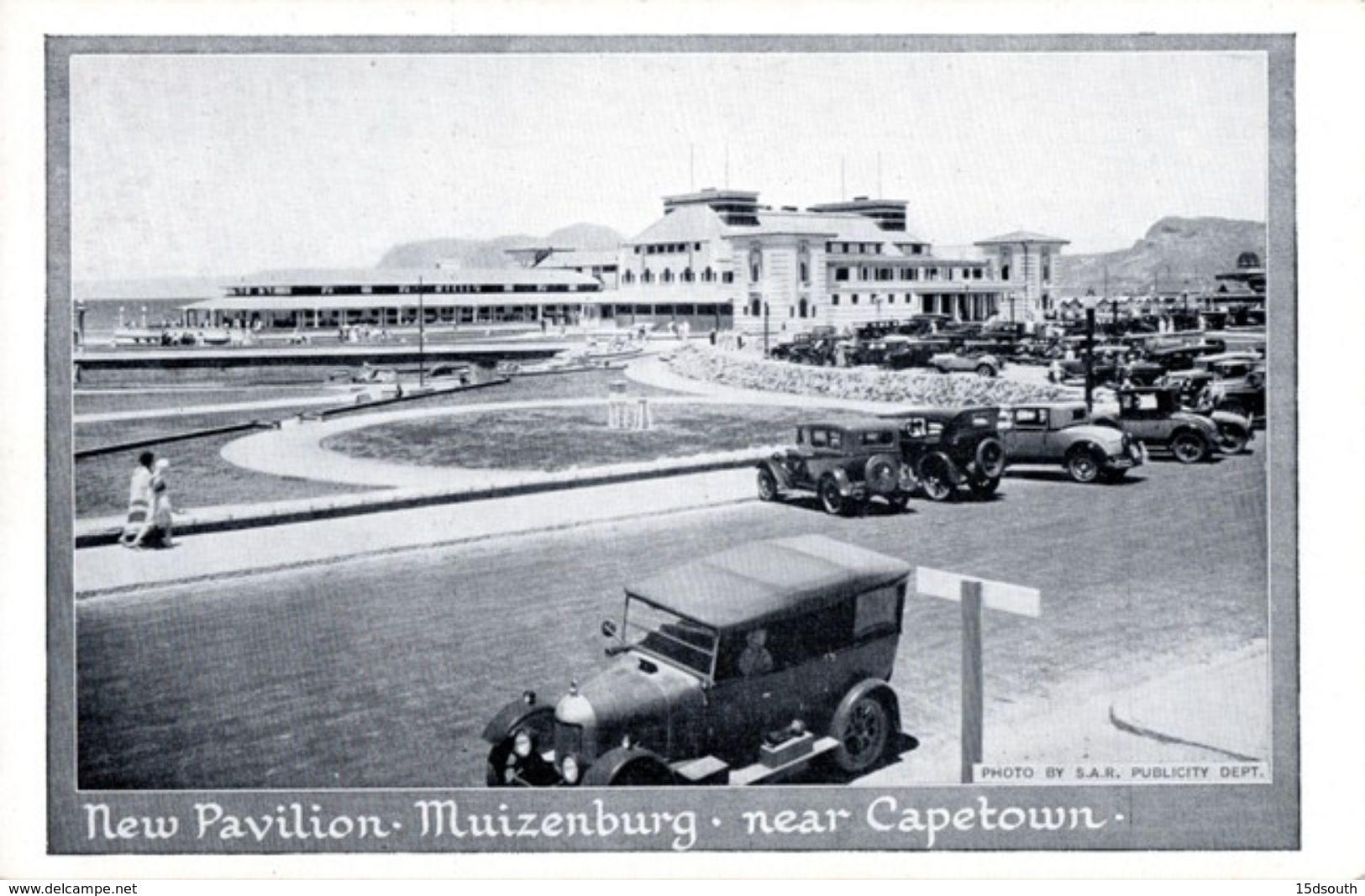 South Africa - 1930s New Pavilion Muizenberg Cape Town 1d PPC Mint - Other & Unclassified