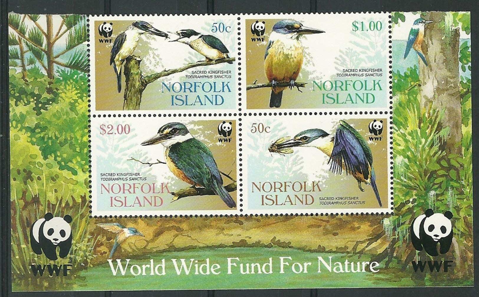 WWF   NORFOLK ISLAND   BIRDS   SET  MNH - Ungebraucht