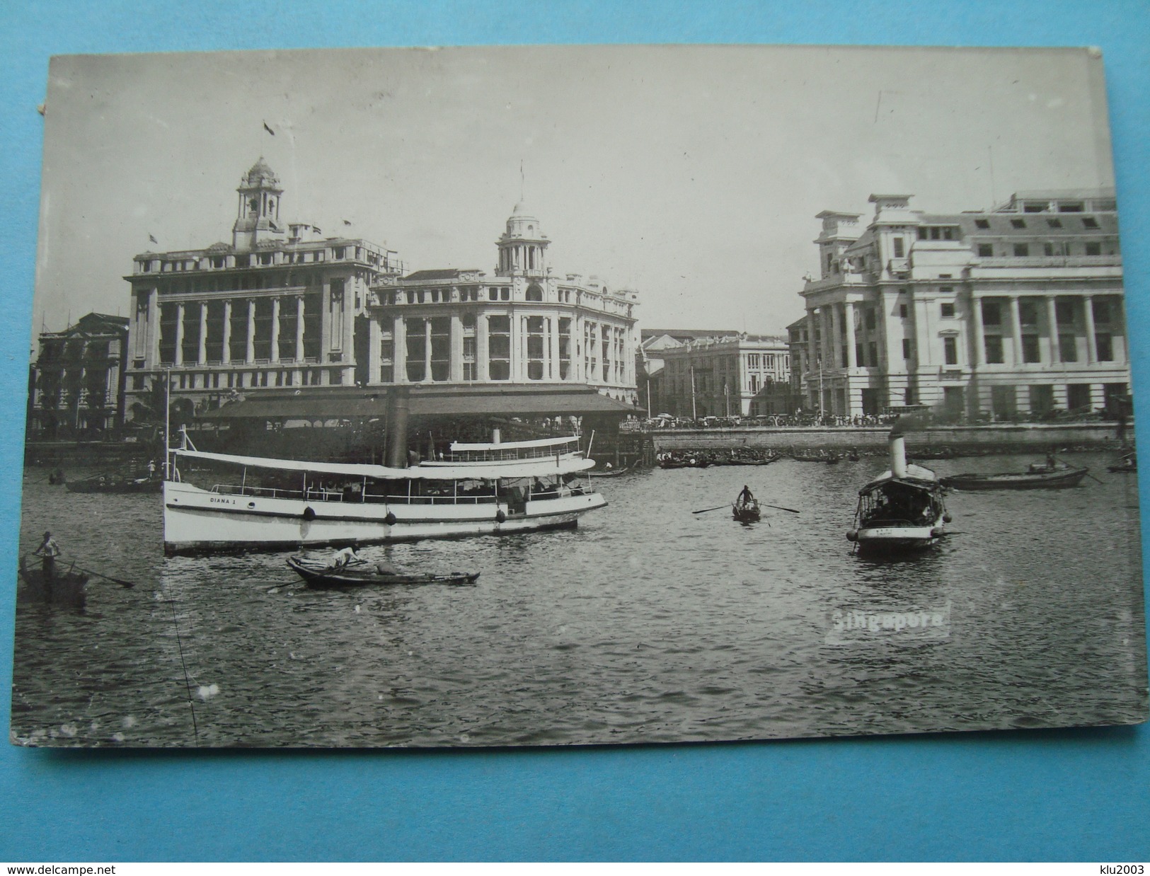 Singapour - Carte Photo - Le Port - 1930 - Singapore