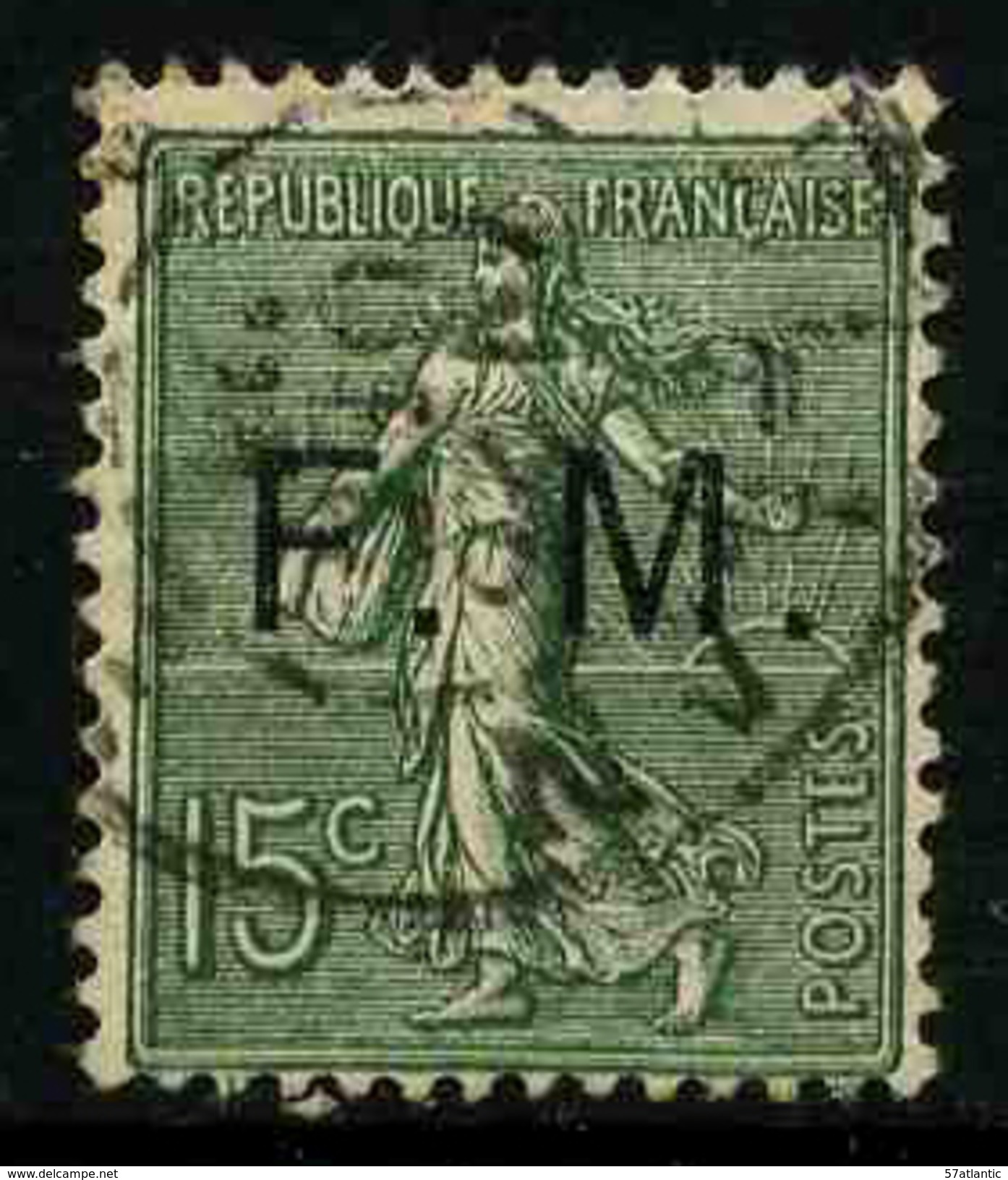 FRANCE - FRANCHISE MILITAIRE - YT FM 3 - TIMBRE OBLITERE - Timbres De Franchise Militaire