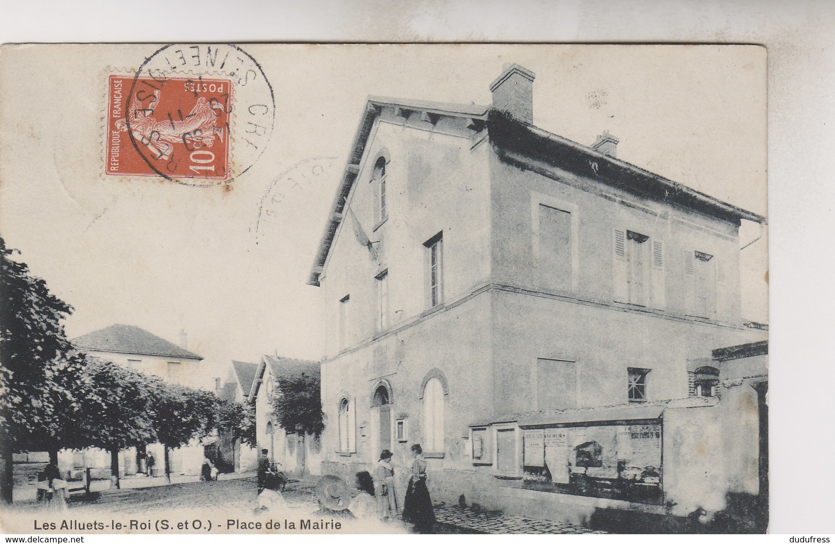 LES ALLUETS LE ROI  PLACE DE LA MAIRIE - Altri & Non Classificati