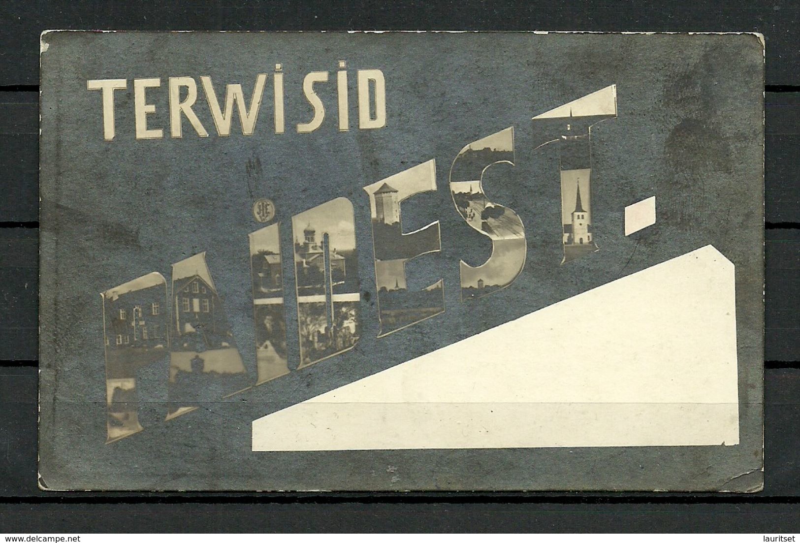 Estland Estonia Ca 1920 Ansichtskarte PAIDE Weissenstein - Estonia