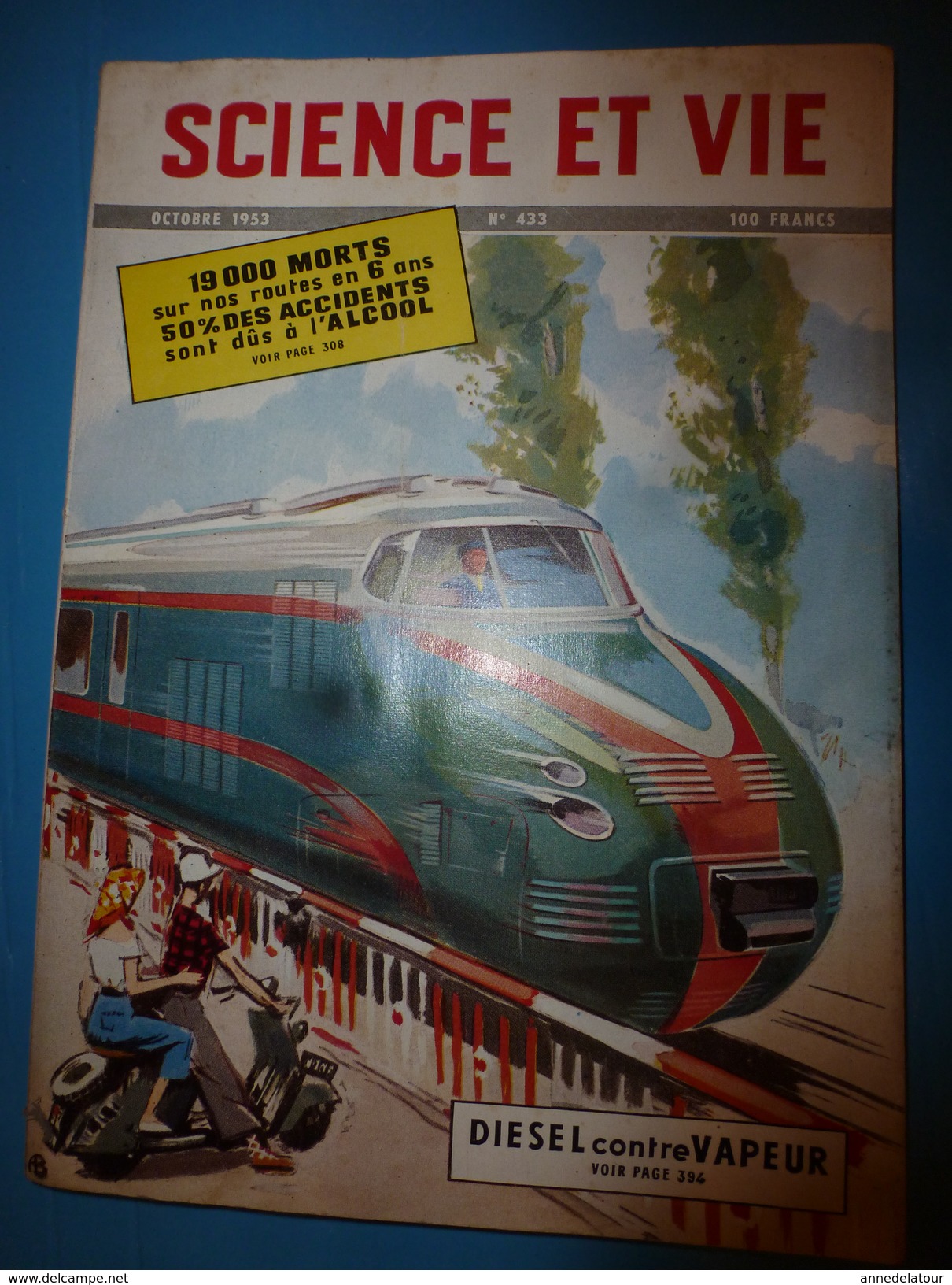 1953 SCIENCE Et VIE  N° 433 ---> Mystère De L'ile De Paques; Le Tunnel Brooklyn-Manhattan; Etc - Ciencia