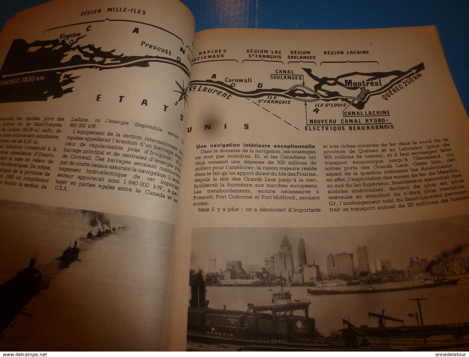 1953 SCIENCE Et VIE  N° 427--->Le Canal De Saint-Laurent; Les Curieuses Moeurs Du COUCOU Parasite Mais Utile; Etc - Ciencia