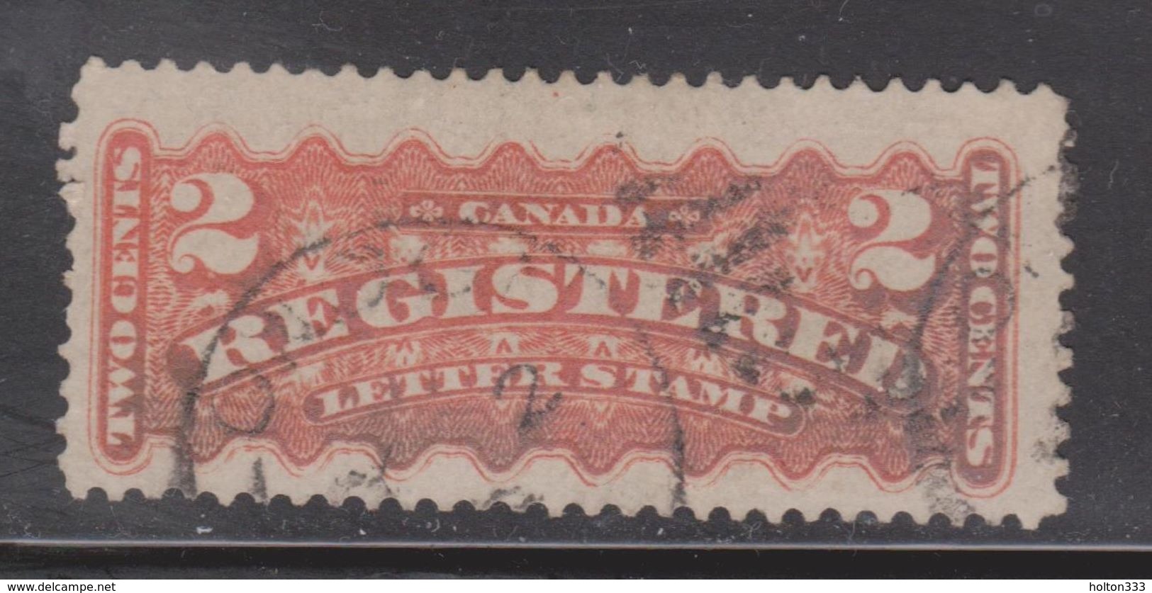 CANADA Scott # F1 Used - 2 Cent Registration Stamp - Used Stamps