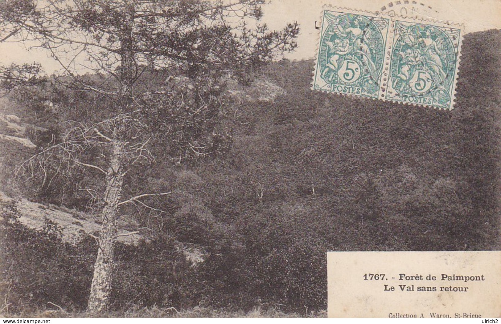 CPA Forêt De Paimpont - La Val Sans Retour - 1903 (29714) - Paimpont