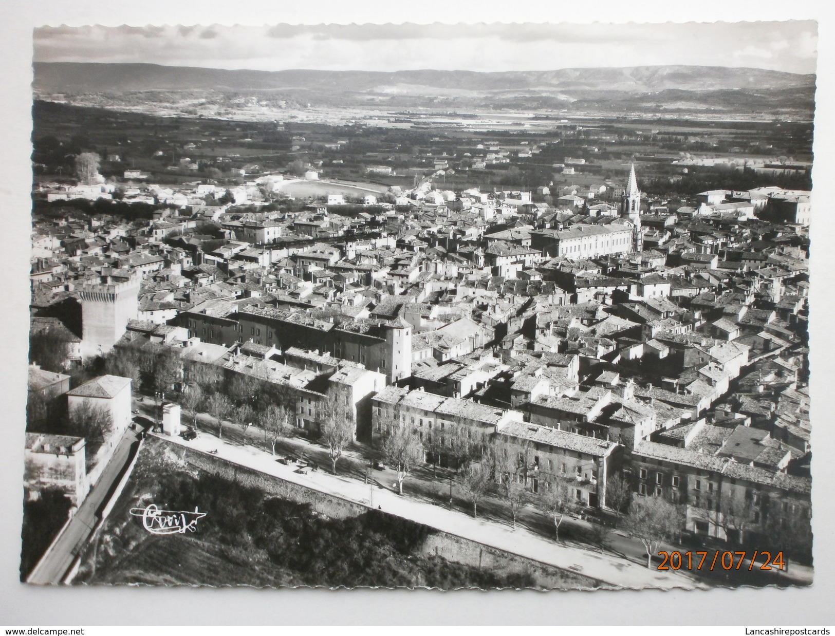 Postcard Carpentras Vue Panoramique Aerienne Vaucluse By Combier Imp Macon My Ref B21640 - Carpentras