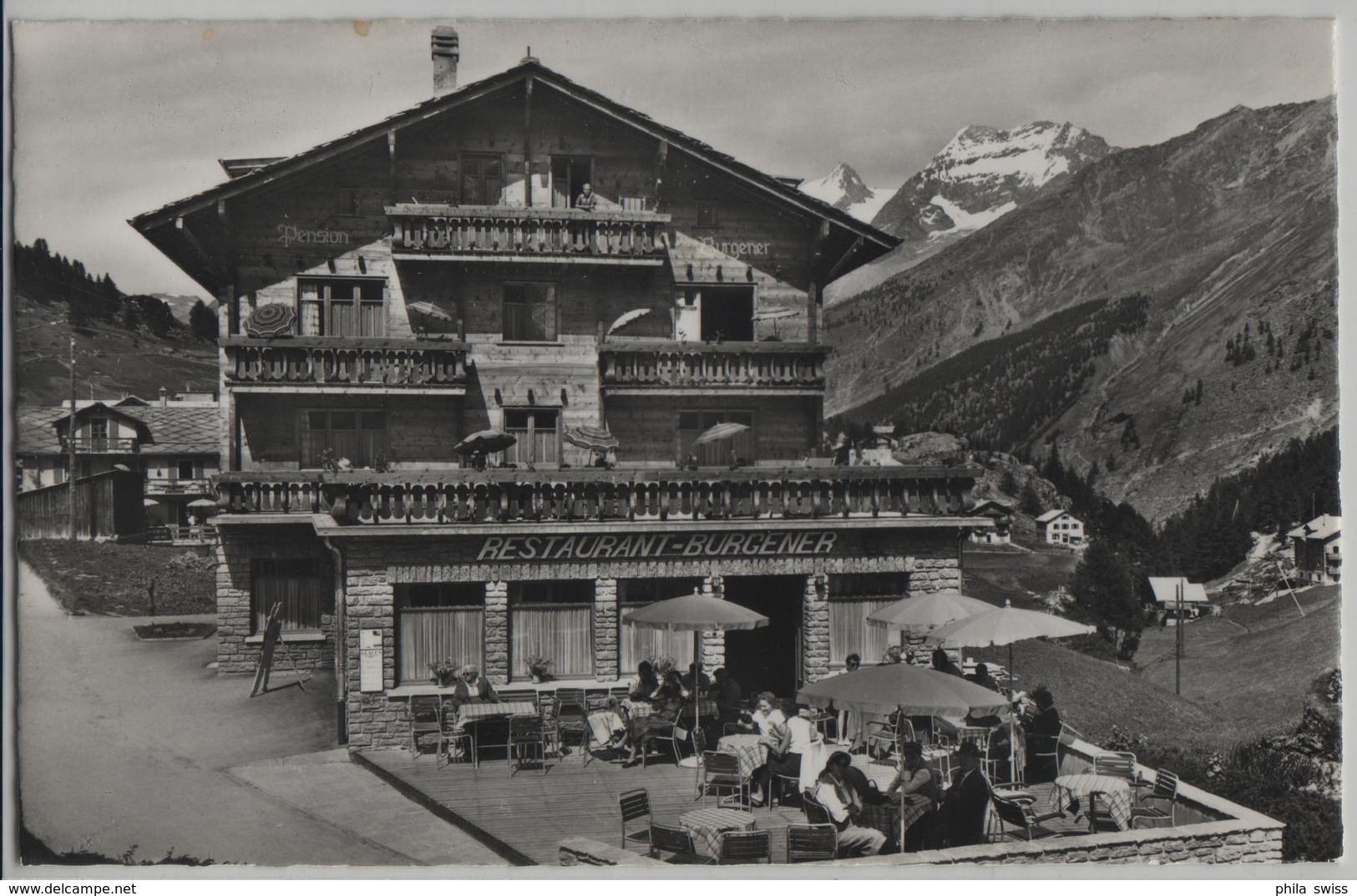 Hotel-Pension Burgener - Saas-Fee - Photo: Brügger - Saas-Fee