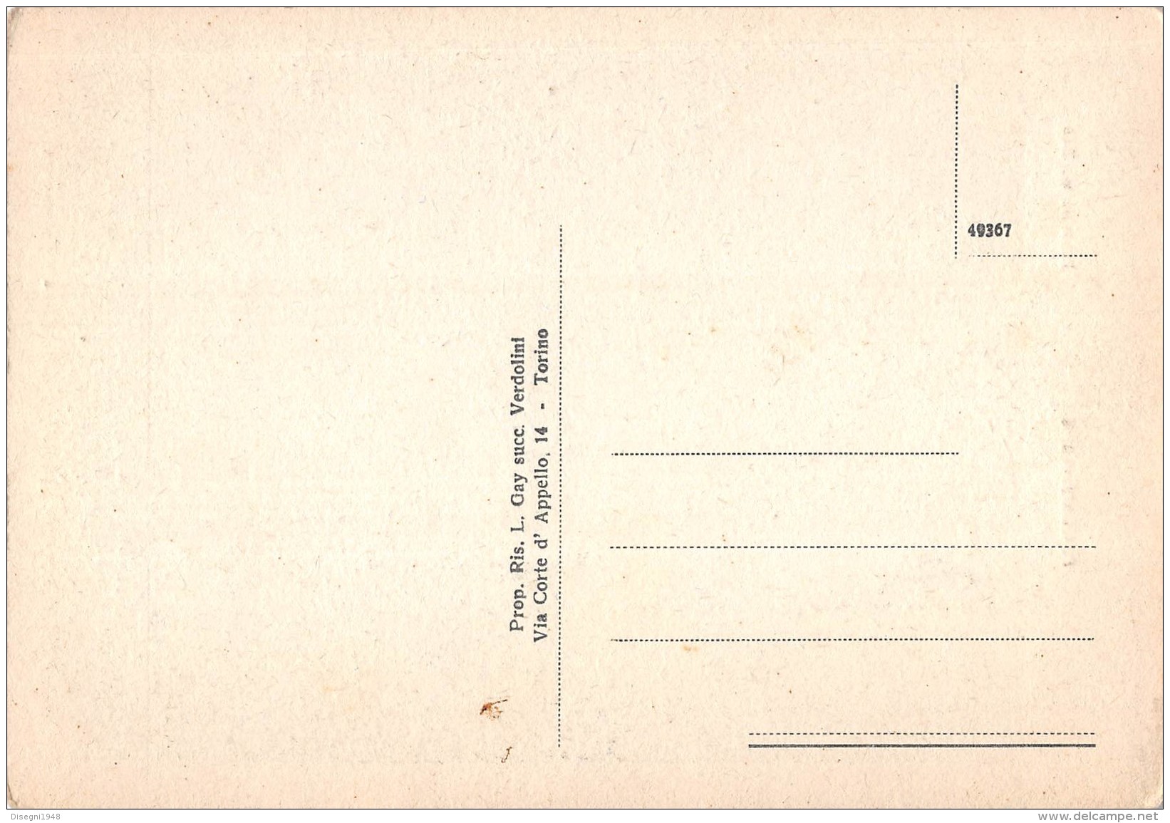 06931 " FORNO ALPI GRAIE  (TO) - PANORAMA " CART. ILL. ORIG. SPED. 1957 - Autres & Non Classés