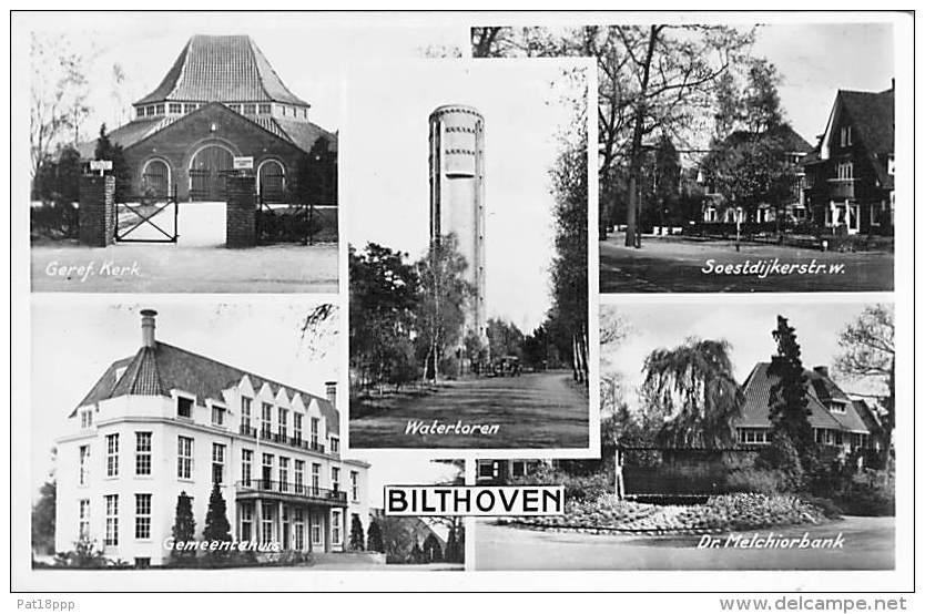 NEDERLAND Holland ( Utrecht ) BILTHOVEN ( Multiview ) - CPSM PF 1953 - Hollande Pays-Bas Netherlands - Bilthoven
