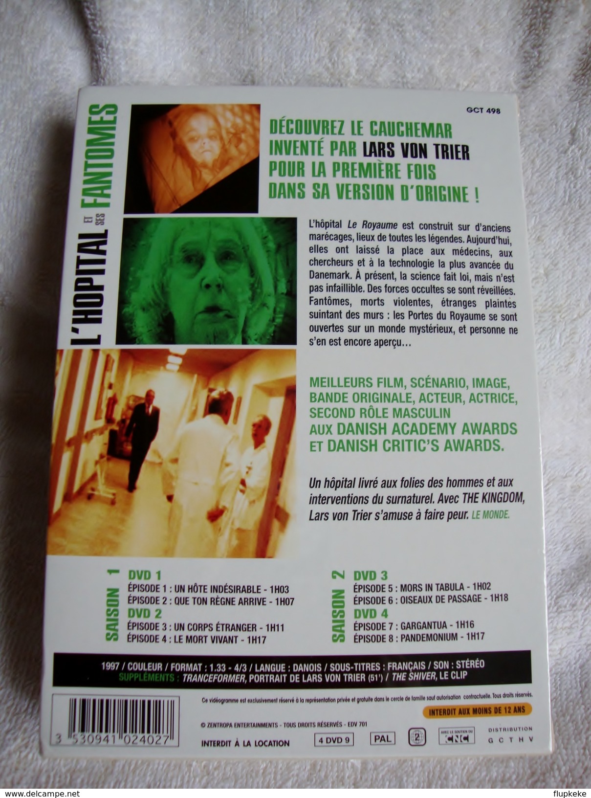 Dvd Zone 2 L'Hôpital Et Ses Fantômes Intégrale Saisons 1 & 2 (1994) Riget Vostfr - TV-Reeksen En Programma's