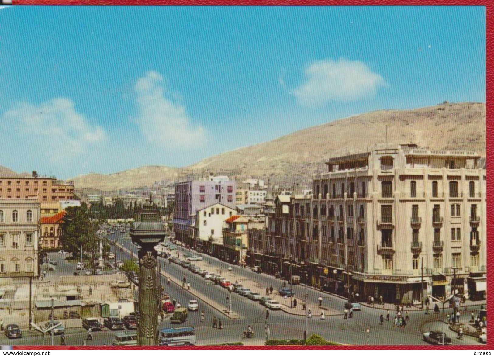 DAMASCUS MERDSJEH SQUARE SYRIA POSTCARD UNUSED - Syria