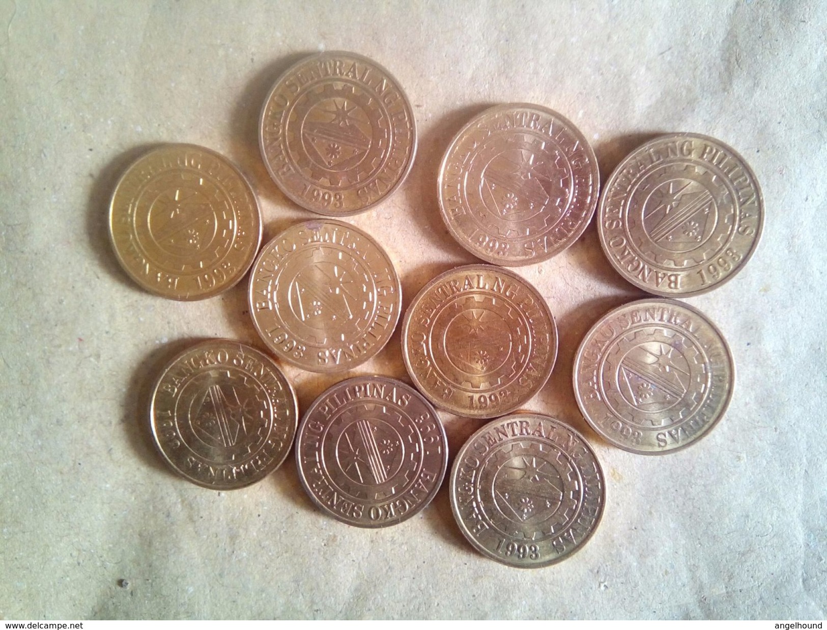 Philippines 25 Centavo And 1 Peso Coins, 10 Of Each - Filippijnen
