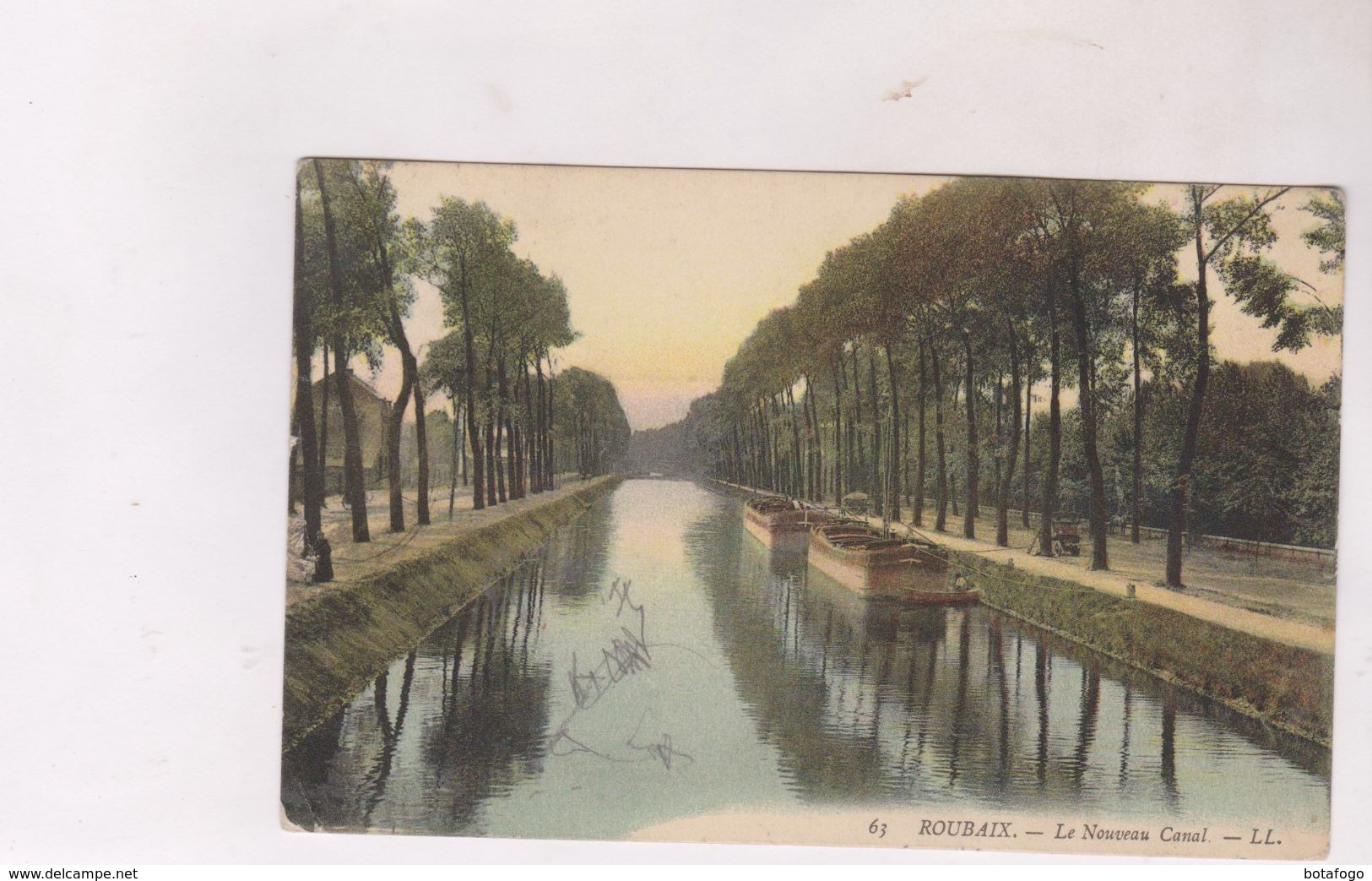 CPA DPT 59 ROUBAIX, LE NOUVEAU CANAL En 1919! - Roubaix