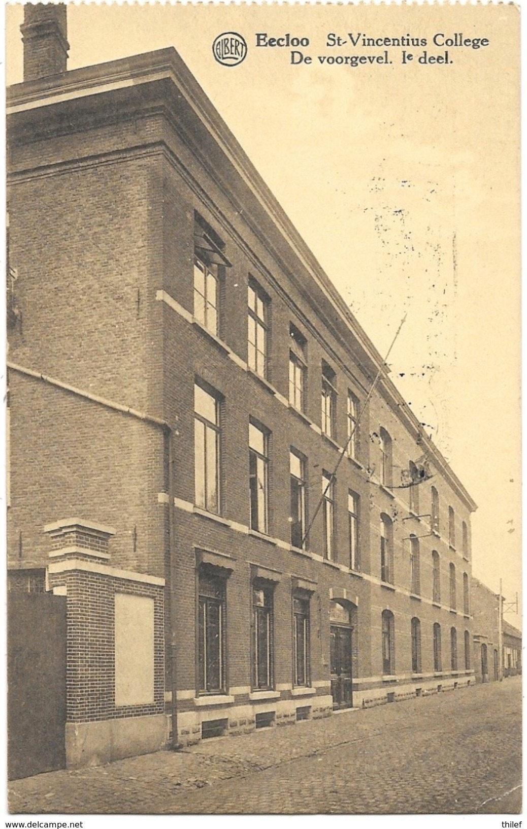 Eecloo NA4: St-Vincentius College. De Voorgevel 1e Deel 1933 - Eeklo