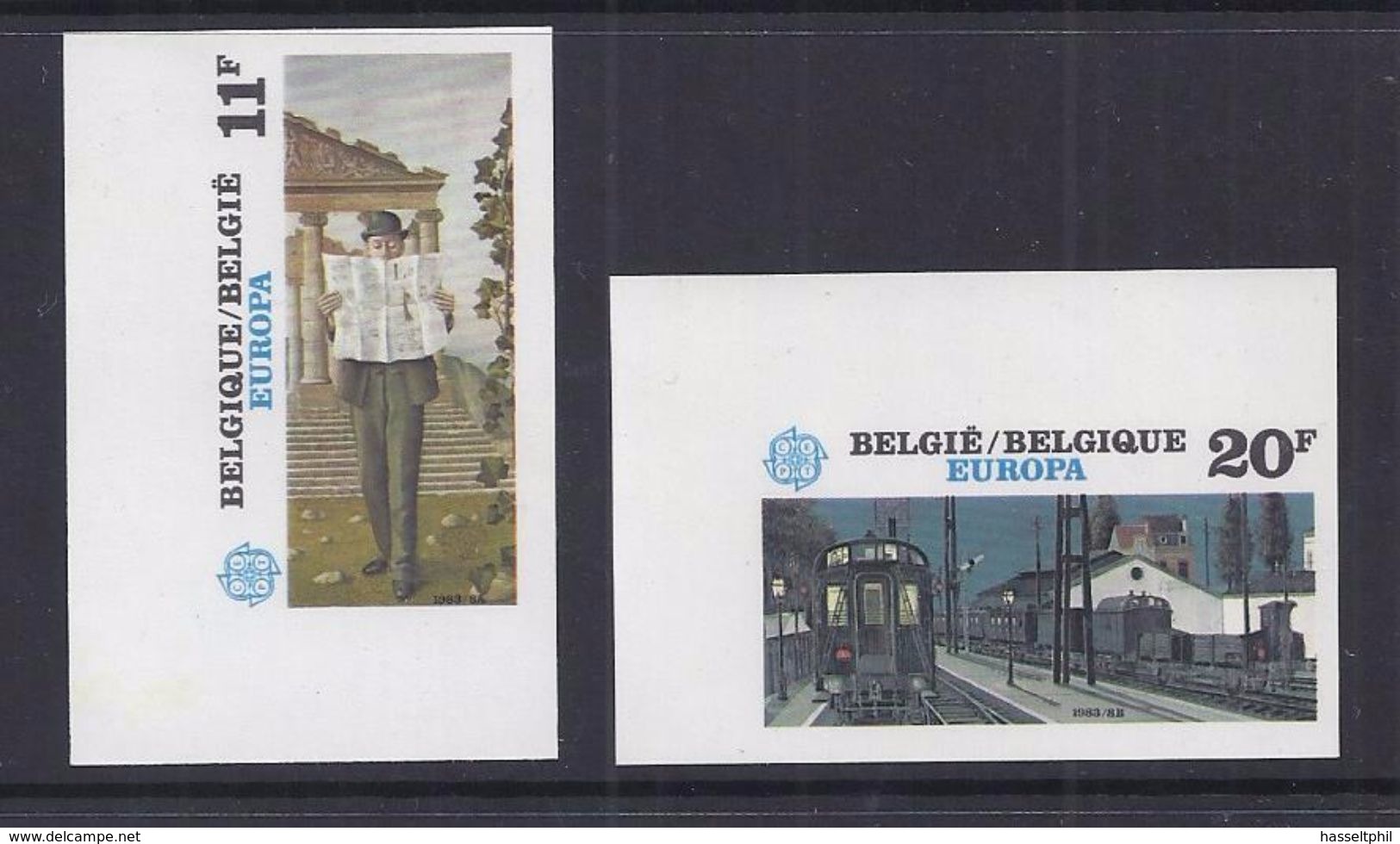Belgie - Belgique Ongetand - Non-dentelé 2092/93  Europa 1983 - Autres & Non Classés