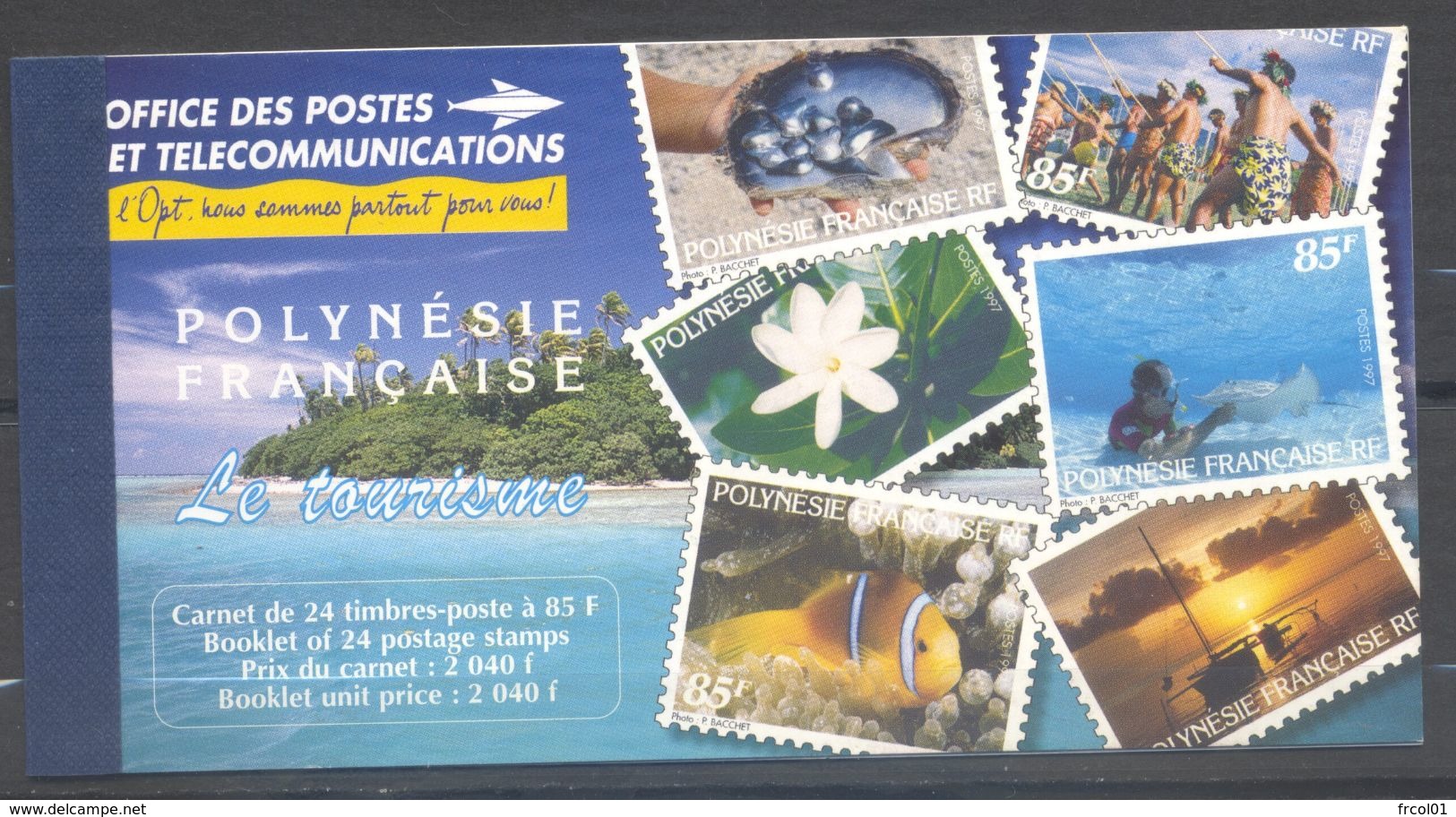 Polynésie Française, Yvert Carnet 536**, Scott Full Booklet 707a/718a**, MNH - Markenheftchen