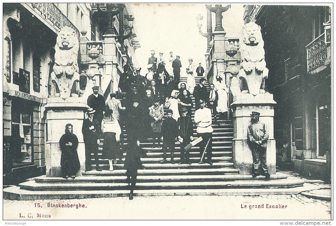 Blankenberge Blankenberghe Le Grand Escalier - 1907 - Blankenberge