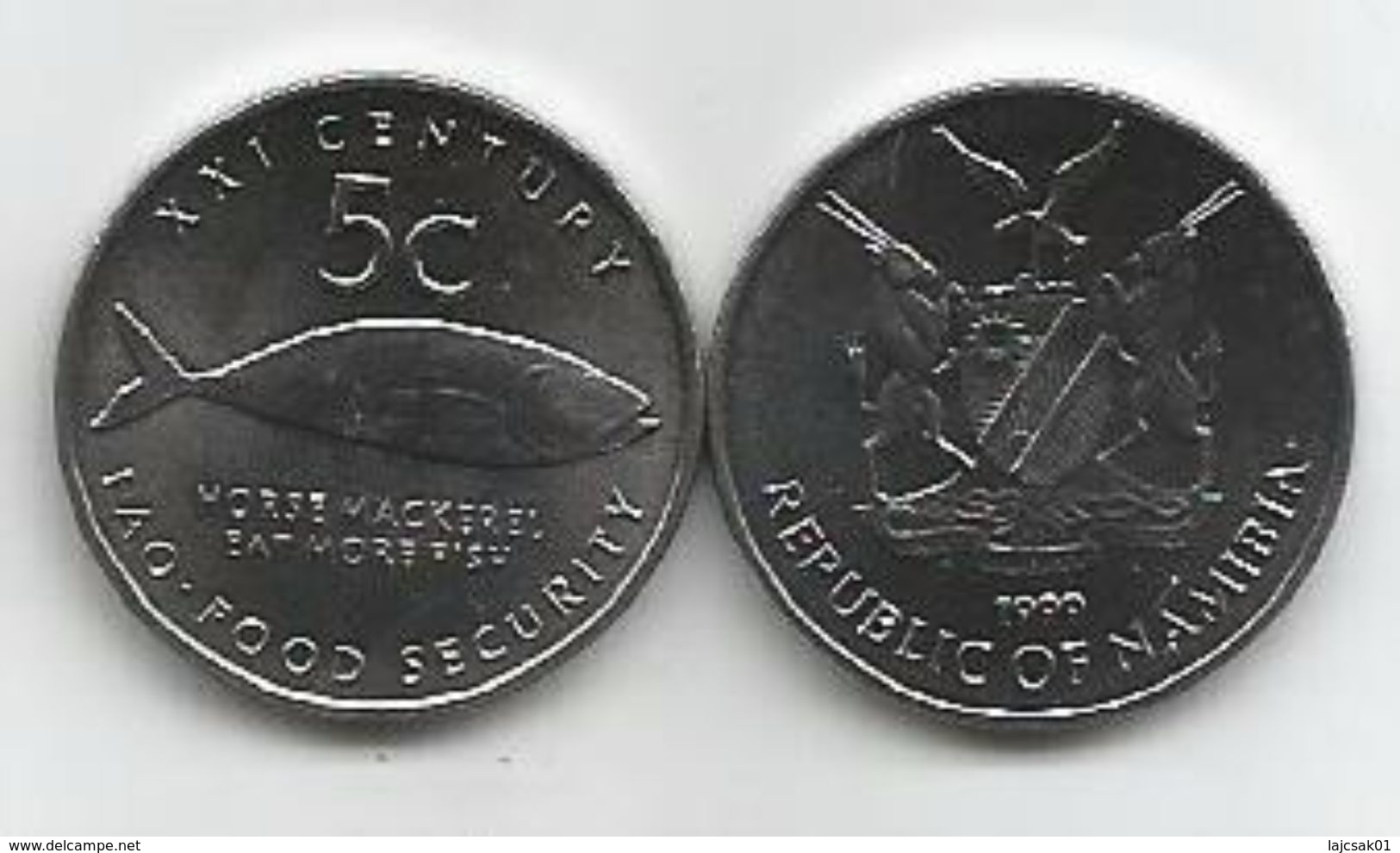 Namibia 5 Cents 1999. UNC FAO - Namibia