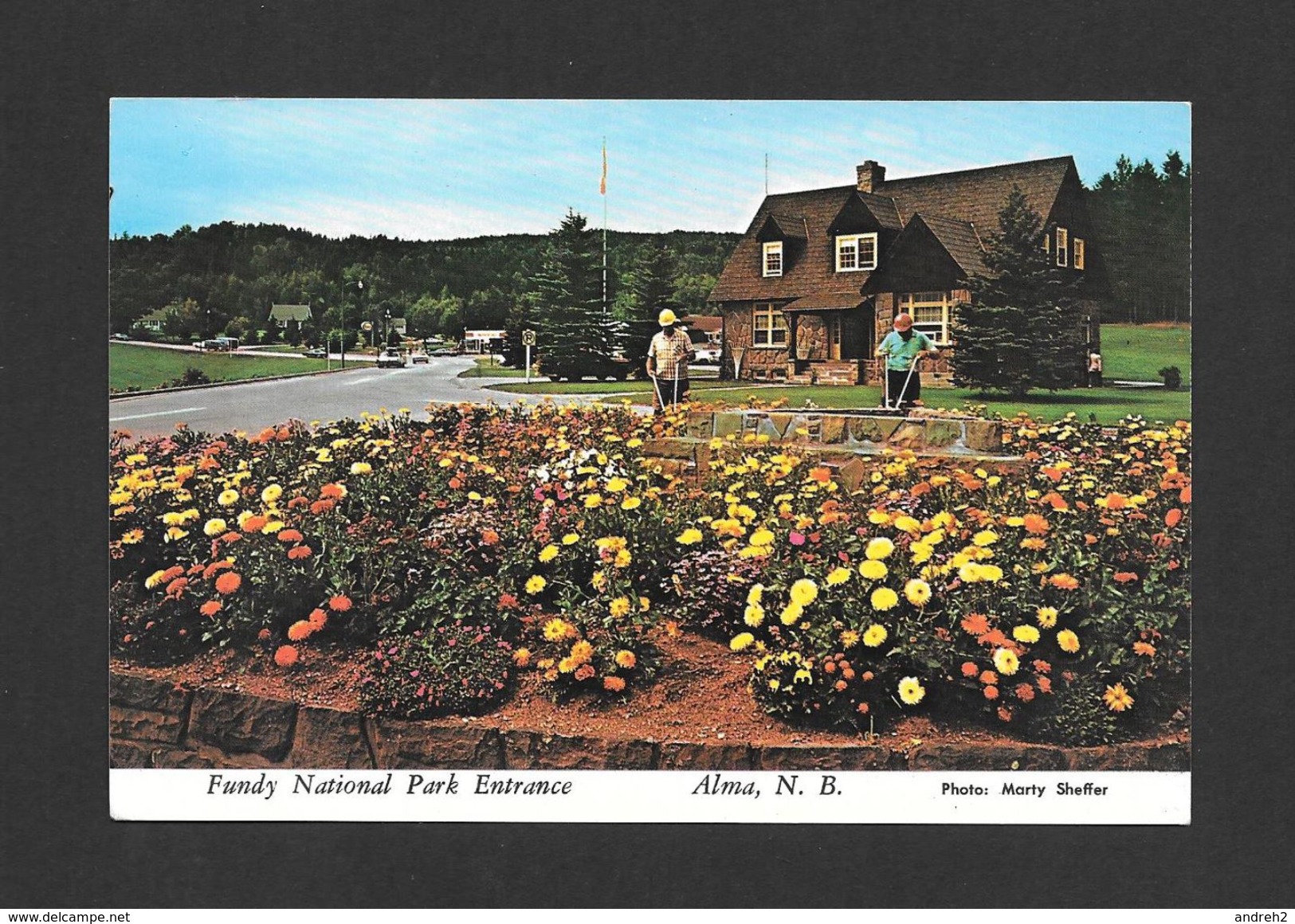 ALMA - NEW BRUNSWICK - FUNDY NATIONAL PARK ENTRANCE - PHOTO MARTY SHEFFER - Autres & Non Classés