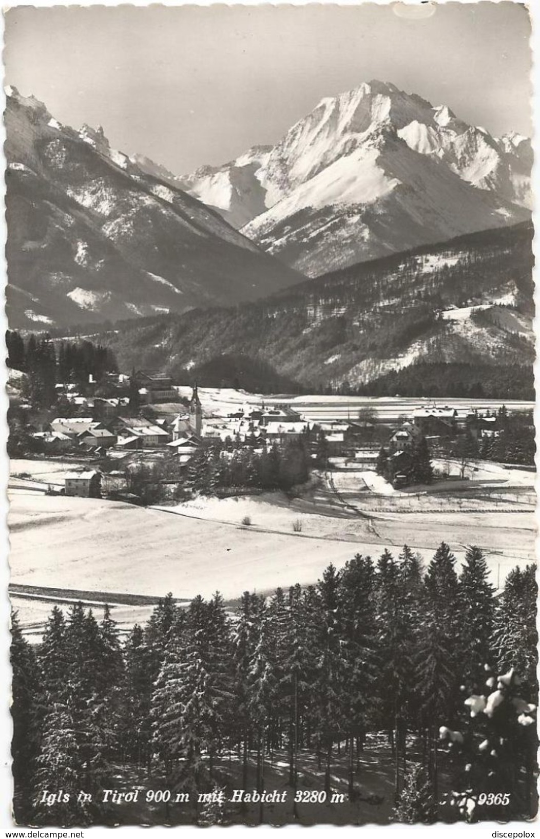 Z3338 Igls In Tirol Mit Habicht / Viaggiata 1958 - Igls