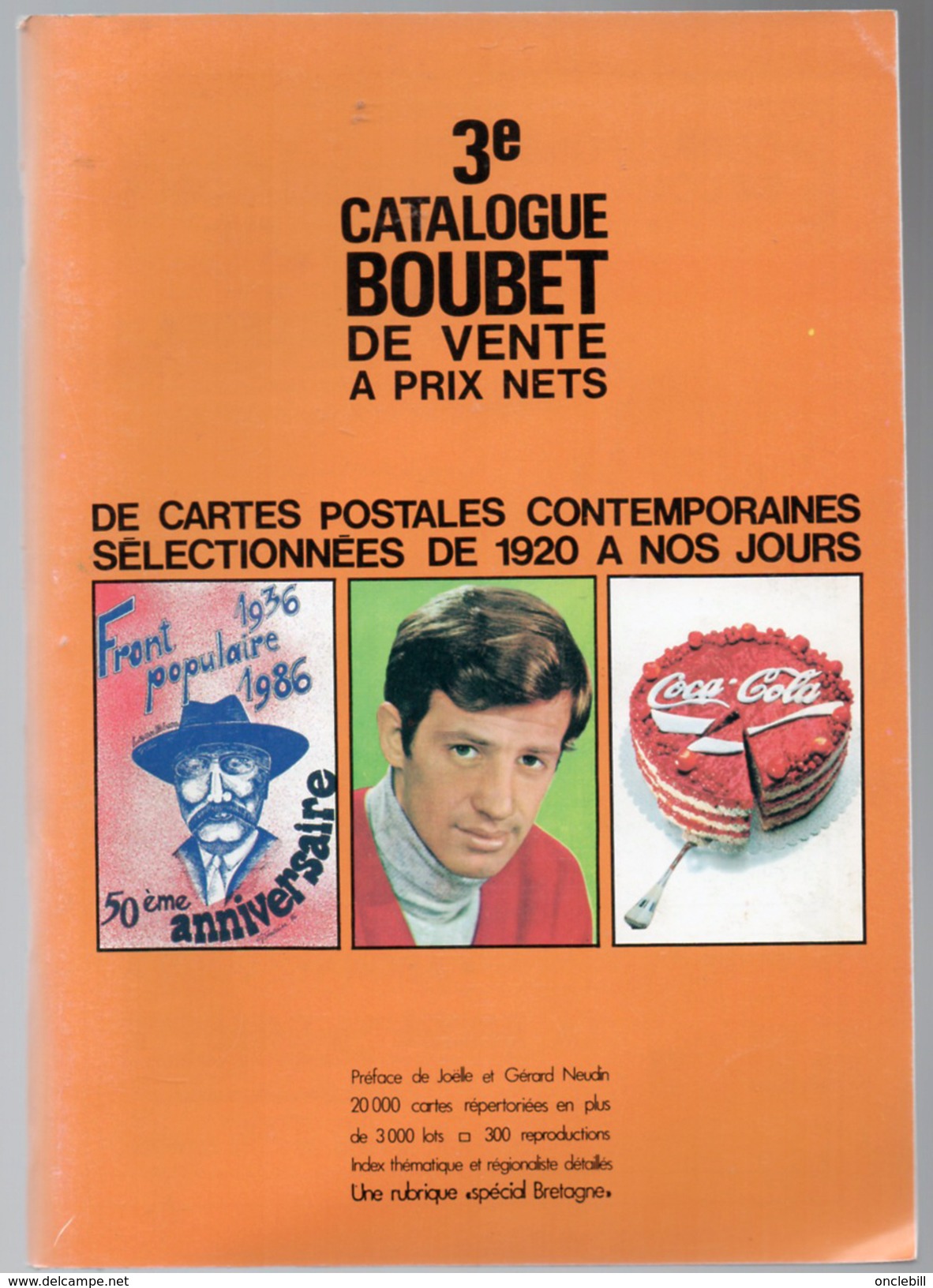 Catalogue Argus Cartes Postales Vente Prix Net Boubet 1987 état Superbe - Libros & Catálogos