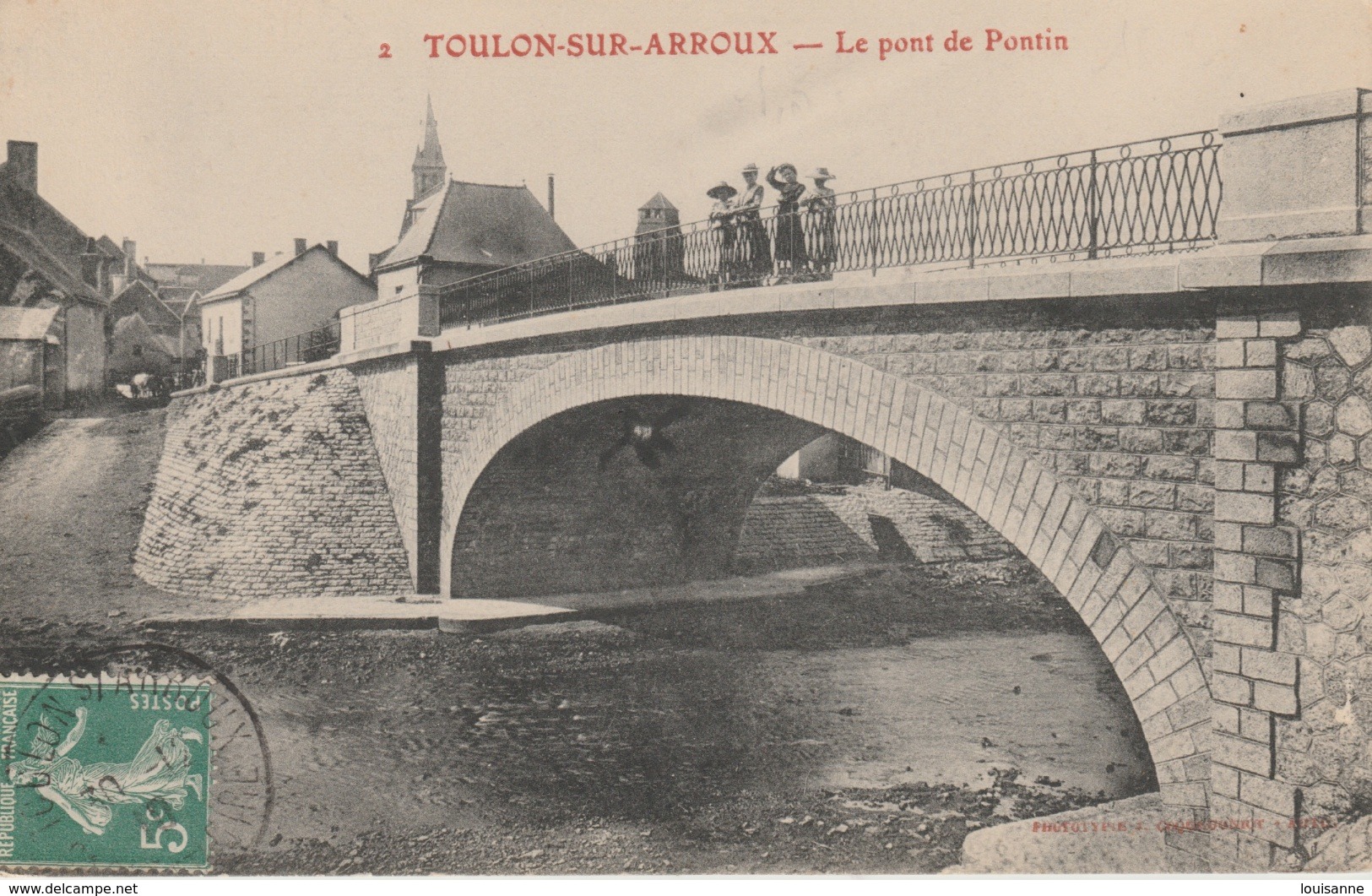 17 / 7 / 3 70    -    TOULON  -  SUR - ARROUX  ( 71 ) -  LE  PONT  DE  PONTIN - Autres & Non Classés