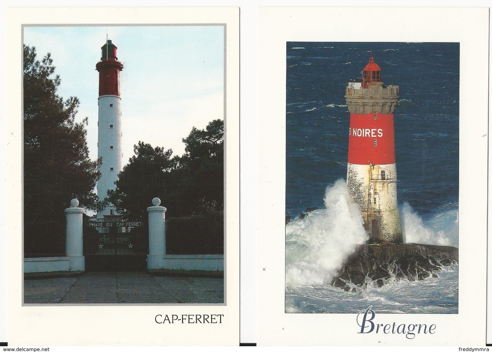 France: 7 Cartes Postales Phares - Lighthouses