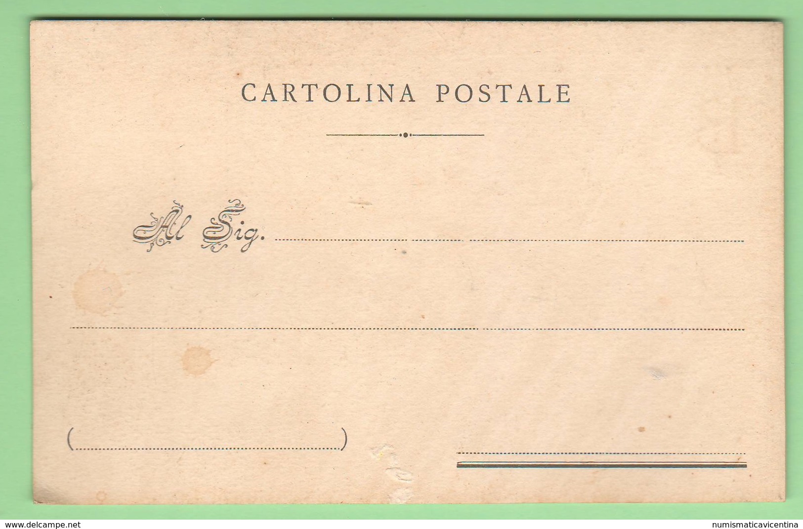 Poiana Maggiore Agugliaro 1901 Cartolina Postale Con Annuncio Nozze - Nozze