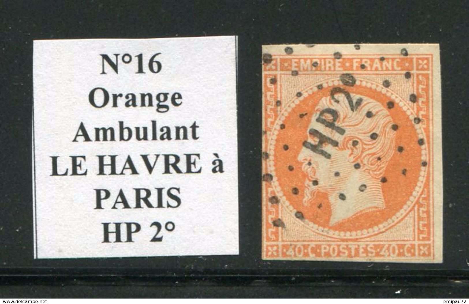 FRANCE- Y&T N°16a)- Ambulant HP2° - Autres & Non Classés