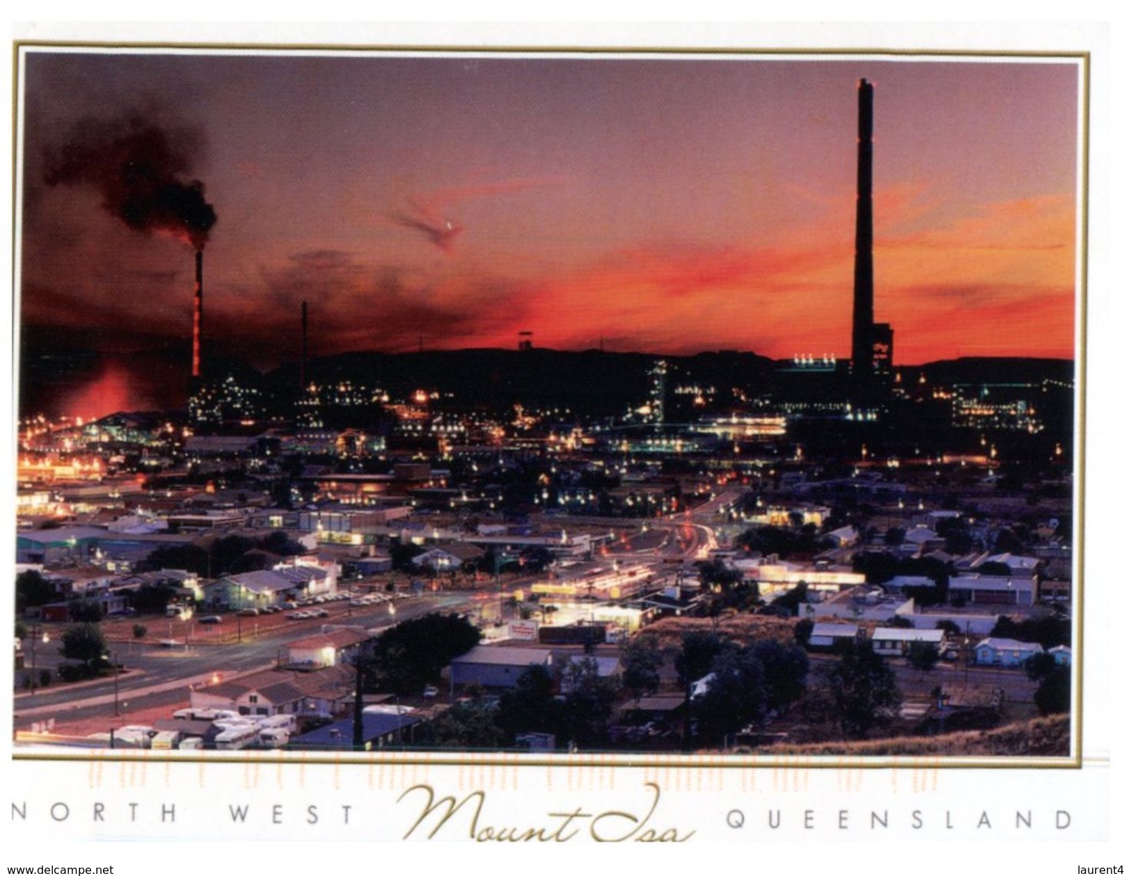 (500) Australia - QLD - Mt Isa (with International Postage Koala Stamp At Back Of Card = Scarce) - Far North Queensland