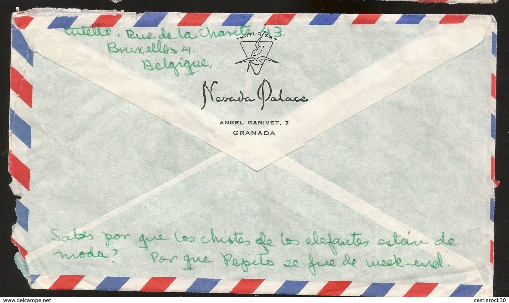 A) 1964 BELGIUM, KING BAUDOUIN, ROYAL MAIL, EUROPE, AIRMAIL, CIRCULATED COVER FROM BRUSSELS TO MEXICO D.F. - Other & Unclassified