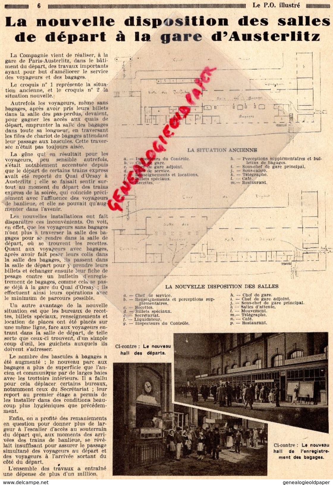 REVUE LE P.O. ILLUSTRE-N° 11-GOURDON FETES SAINT JEAN 46-ESTAING-GARE GRAMMONT TOURS-AUSTERLITZ-19-LOCOMOTIVE -FADES- - Chemin De Fer & Tramway