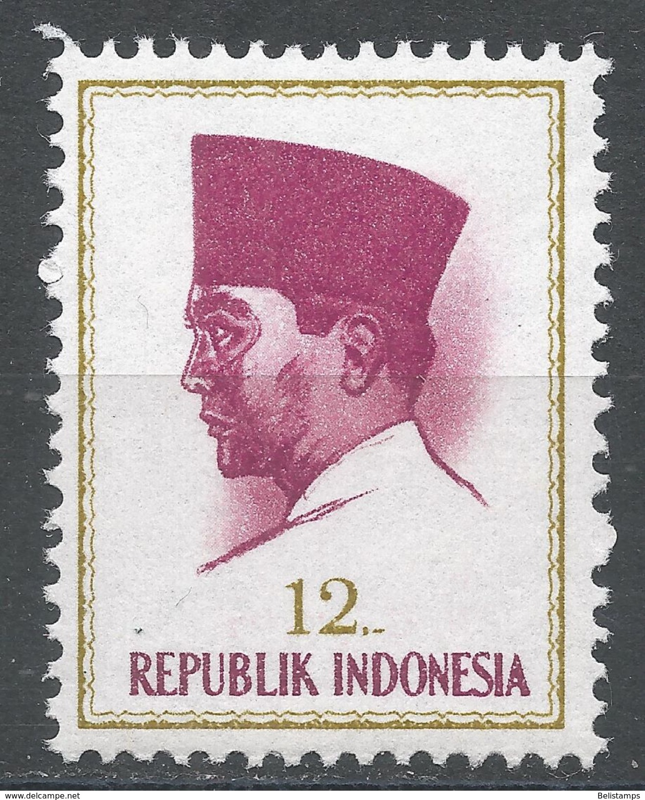 Indonesia 1964. Scott #617 (MH) President Sukarno - Indonésie