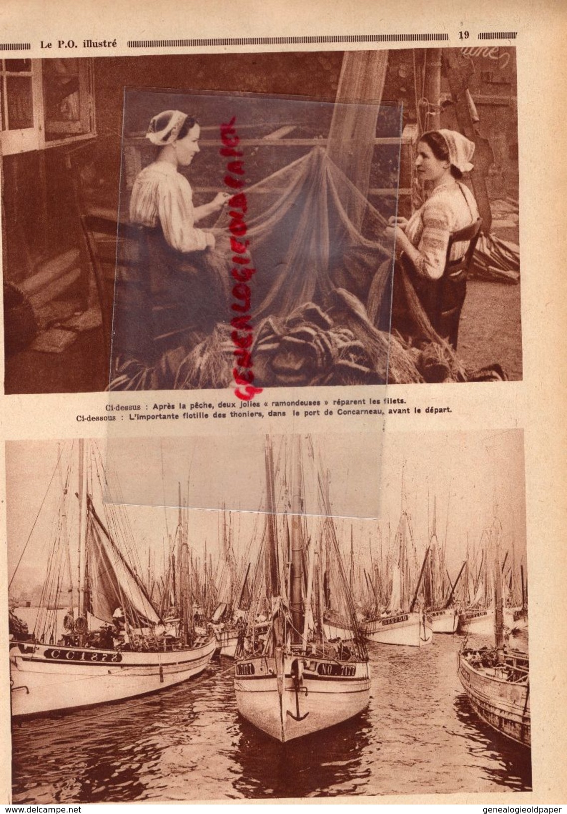 REVUE  P.O. ILLUSTRE-N° 12-1930-MOULMIN FERTE REUILLY-CULAN-DOUMERGUE MAROC-GARE-ORLEANS-NERIS-VILLENEUVE LOT-MONTLUCON