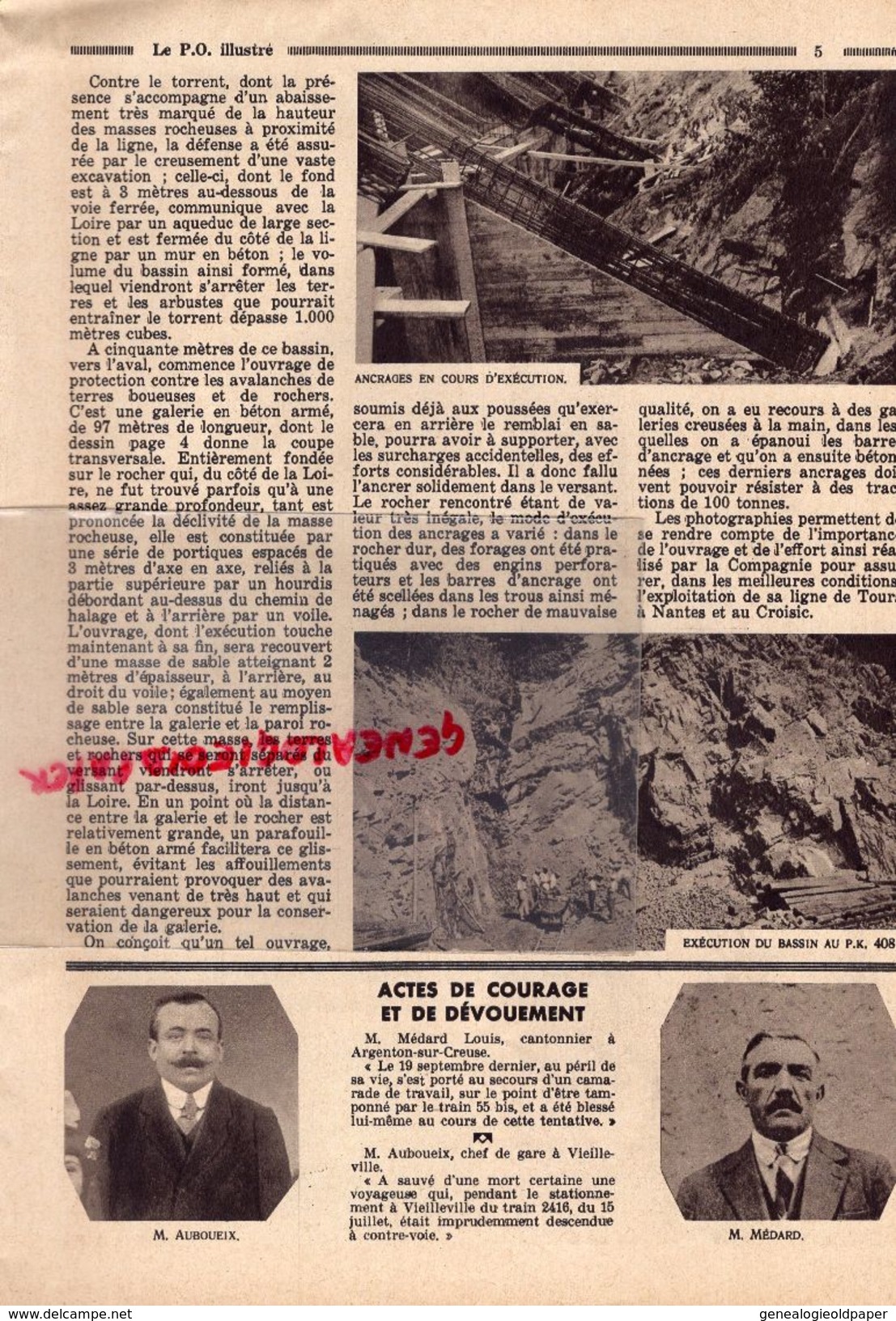 REVUE P.O. ILLUSTRE-N° 30-1933-ARMISTICE-CROZATIER-GALERIE OUDON-VENDANGES-ORLEANS ELEVAGE DINDON-QUIBERON-TULLE RODEZ