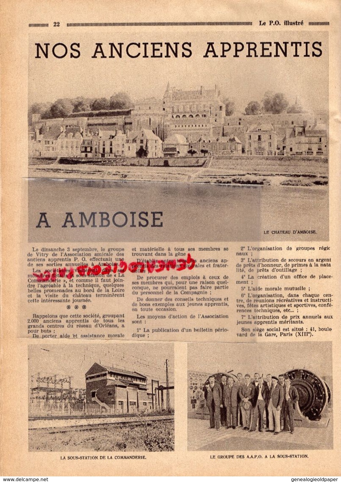 REVUE P.O. ILLUSTRE-N° 30-1933-ARMISTICE-CROZATIER-GALERIE OUDON-VENDANGES-ORLEANS ELEVAGE DINDON-QUIBERON-TULLE RODEZ