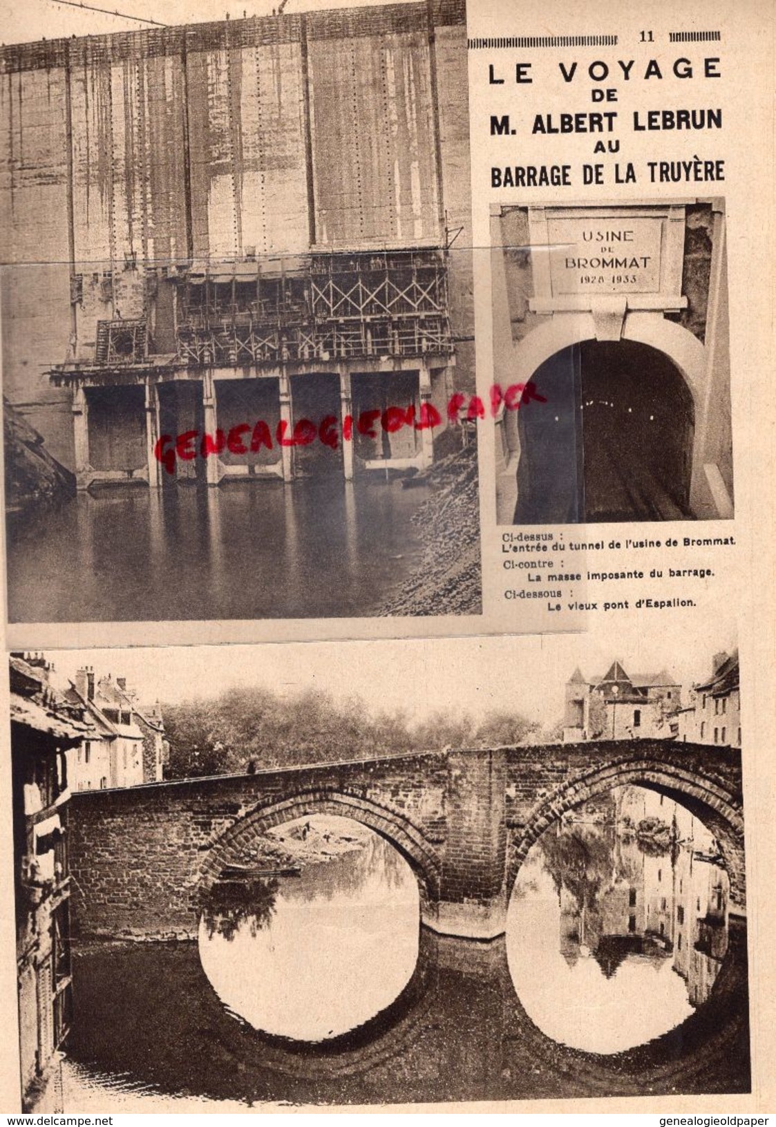 REVUE P.O. ILLUSTRE-N° 28-1933-SAINT LEON LA VEZERE-CROZATIER--ORLEANS TOURS-EL MANSOUR-CHATEAUROUX-87-SAINT OUEN BELLAC