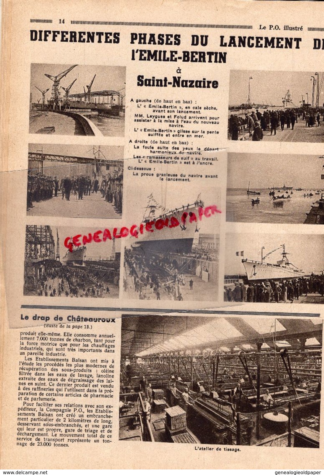 REVUE P.O. ILLUSTRE-N° 28-1933-SAINT LEON LA VEZERE-CROZATIER--ORLEANS TOURS-EL MANSOUR-CHATEAUROUX-87-SAINT OUEN BELLAC