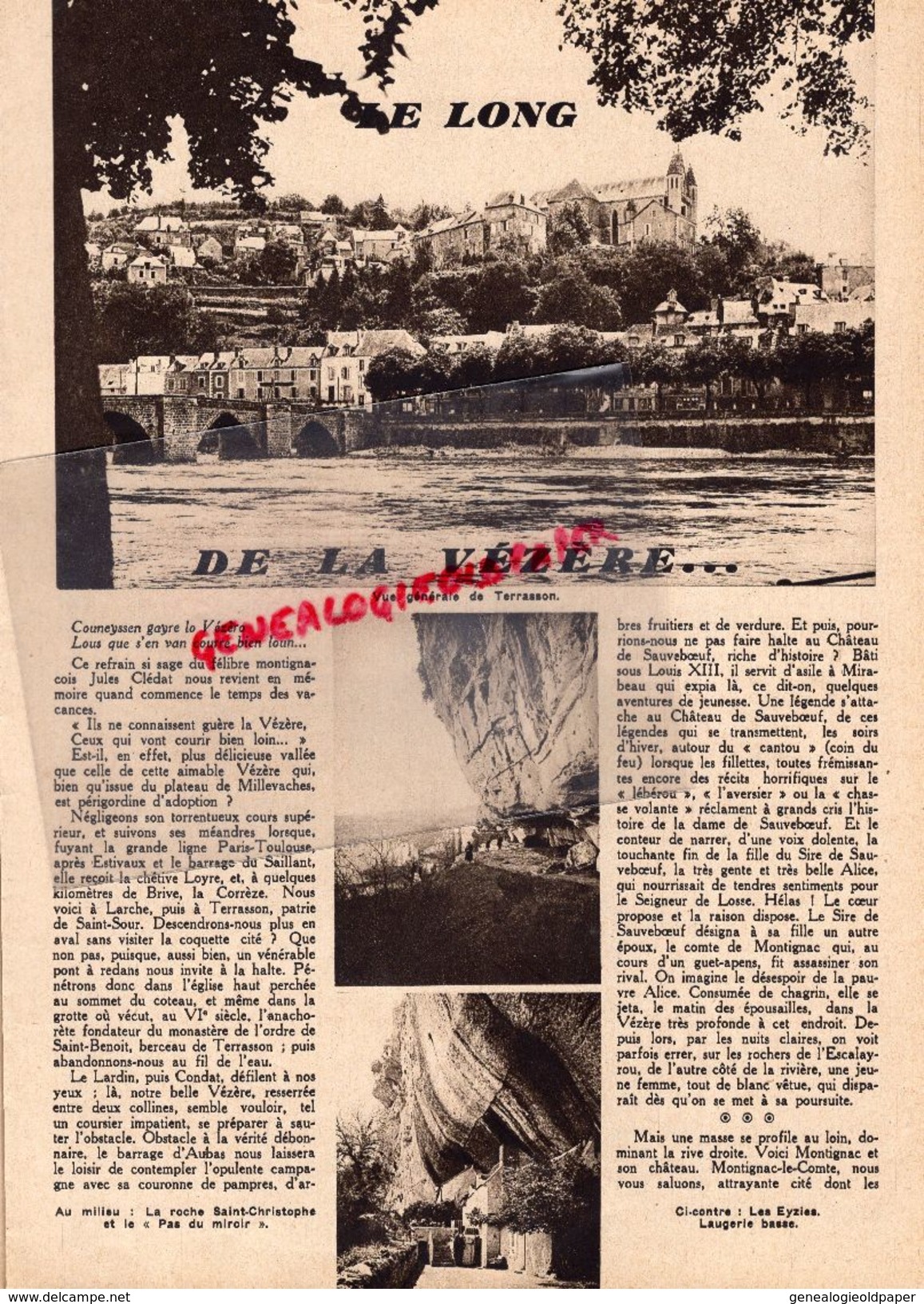 REVUE P.O. ILLUSTRE-N° 28-1933-SAINT LEON LA VEZERE-CROZATIER--ORLEANS TOURS-EL MANSOUR-CHATEAUROUX-87-SAINT OUEN BELLAC