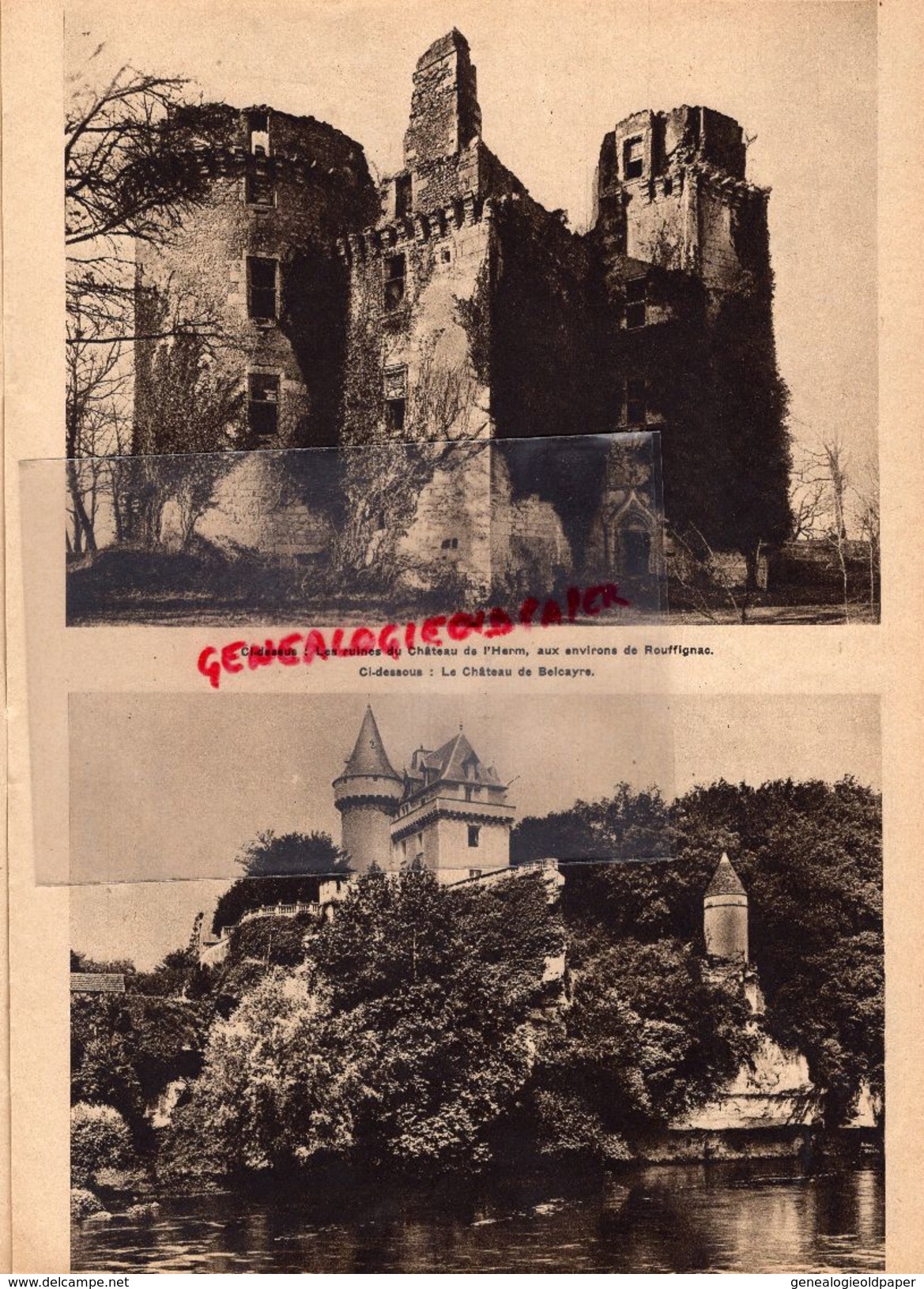 REVUE P.O. ILLUSTRE-N° 28-1933-SAINT LEON LA VEZERE-CROZATIER--ORLEANS TOURS-EL MANSOUR-CHATEAUROUX-87-SAINT OUEN BELLAC