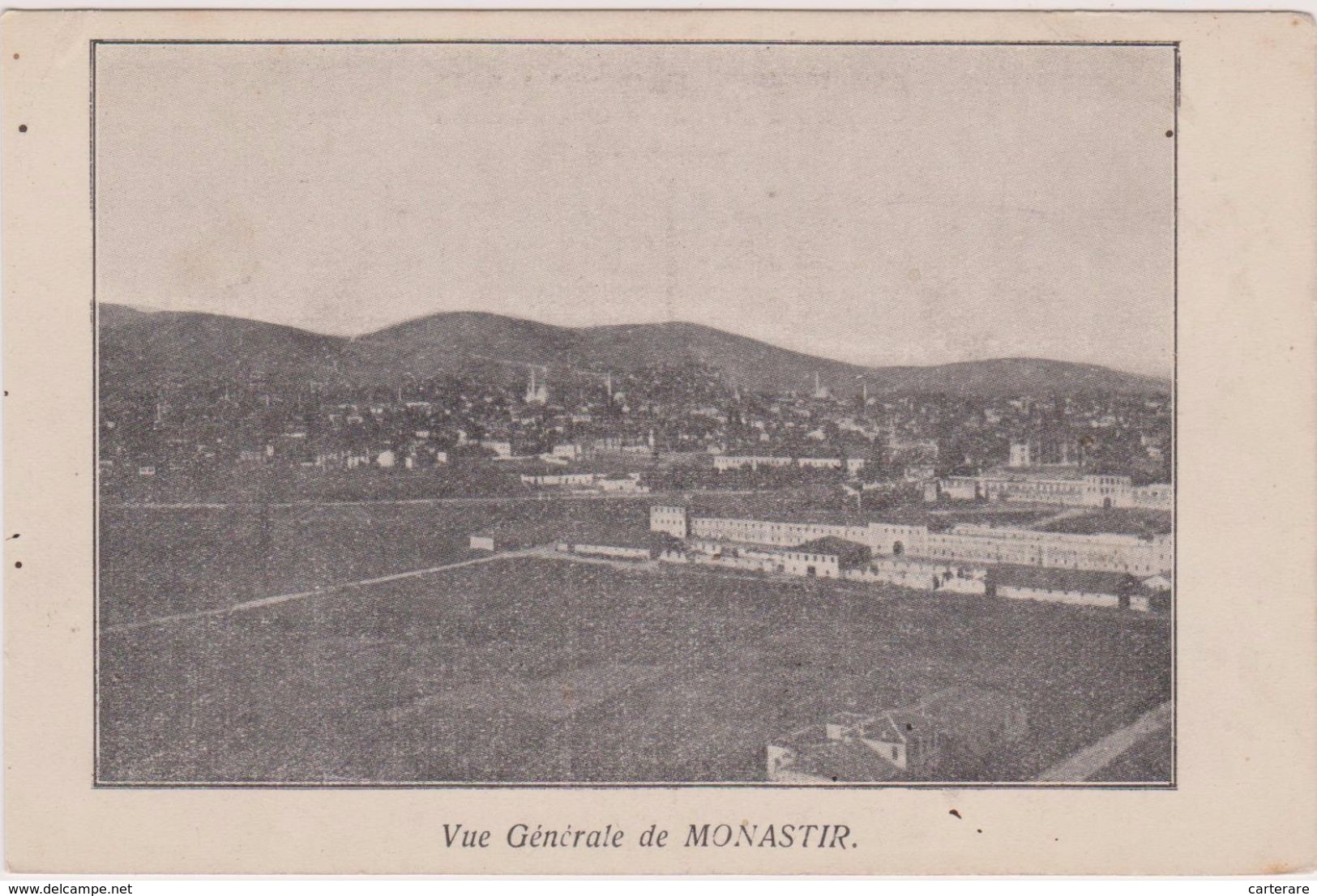 SERBIA,serbie,vue Aérienne De Monastir,front D'orient Et Prise De Monastir Par Les Troupes Franco Serbe ,1916 - Servië