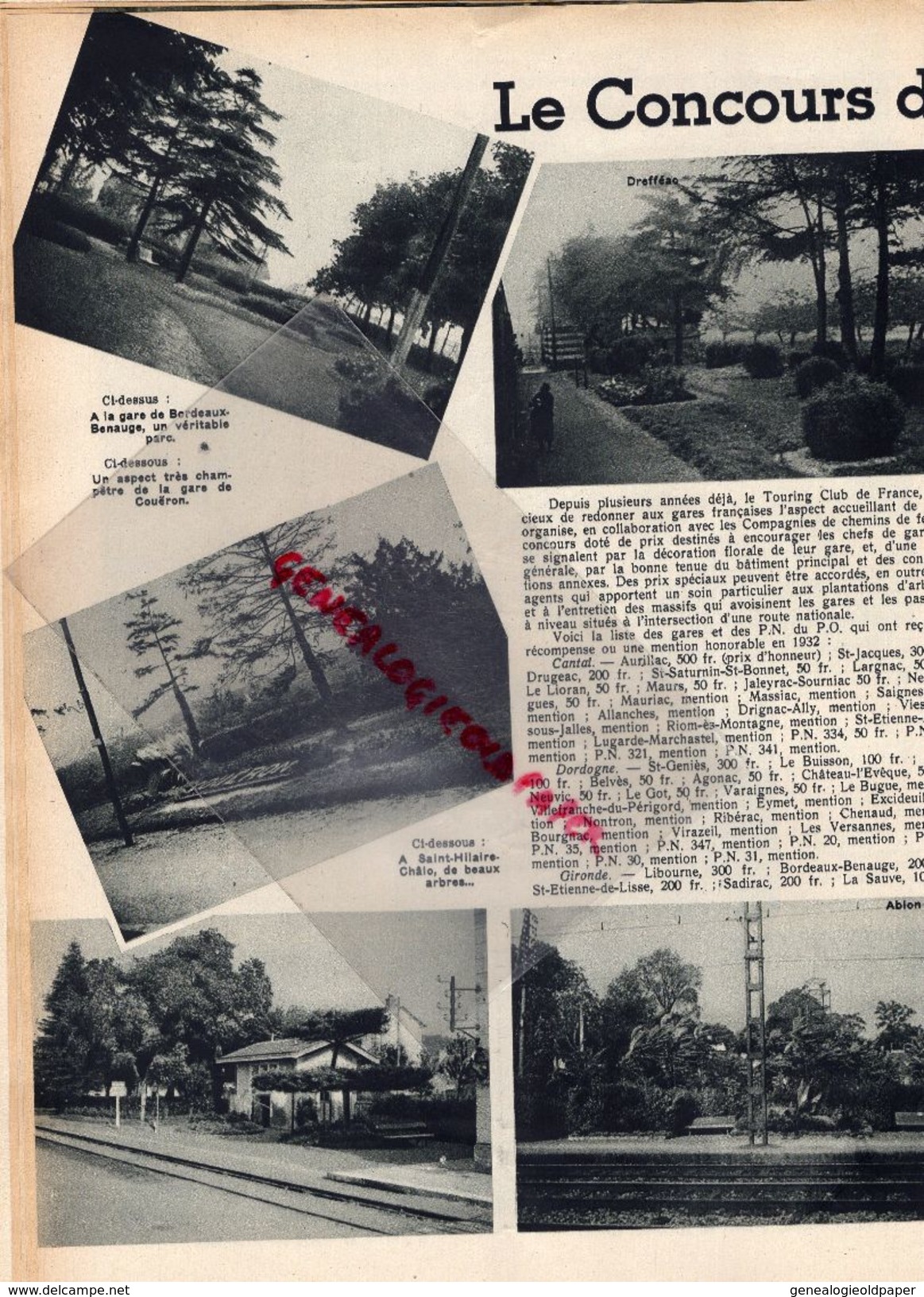 REVUE P.O. ILLUSTRE-N° 25-1933-FONDERIE CUIVRE PLOMB COUERON-CROZATIER-ATLANTIQUE-ORLEANS-EIFFEL-PRUNEAUX AGEN-CHAUVIGNY