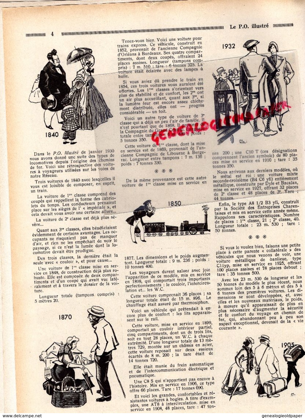 REVUE P.O. ILLUSTRE-N° 24-1932-INDUSTRIE PAPIER SAINT JUNIEN-SAINT BRICE-INDUSTRIE BETTERAVE-TOURY-ILE MOINES-PAQUEBOT- - Railway & Tramway