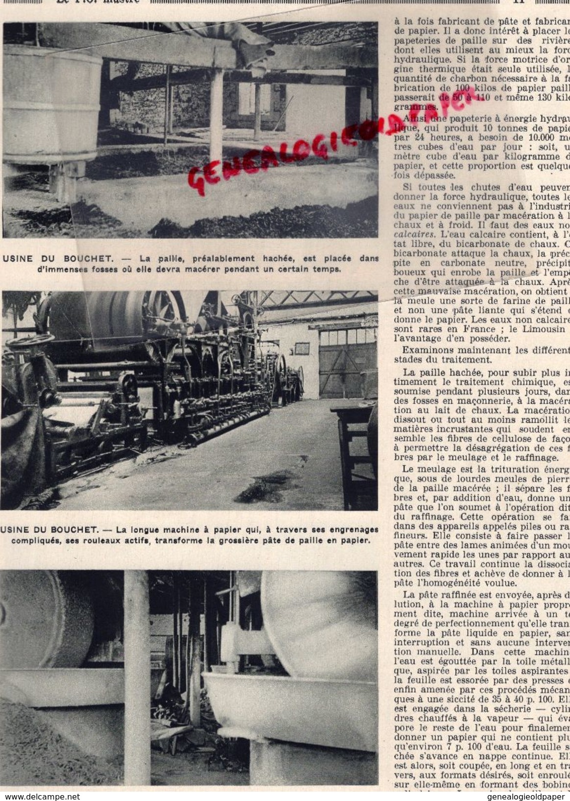 REVUE P.O. ILLUSTRE-N° 24-1932-INDUSTRIE PAPIER SAINT JUNIEN-SAINT BRICE-INDUSTRIE BETTERAVE-TOURY-ILE MOINES-PAQUEBOT-