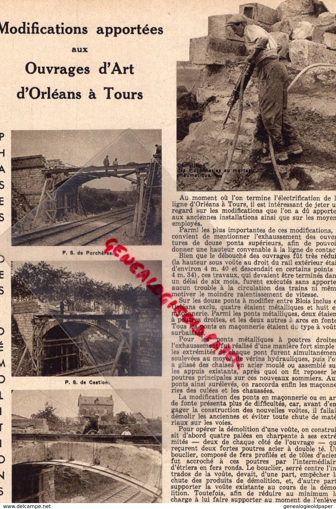 REVUE P.O. ILLUSTRE-N° 27-1933-ENVEIGT-CROZATIER-MOUTIER AHUN-SAINT PIERRE CORPS-ORLEANS TOURS-AIXE SUR VIENNE-LIMOGES